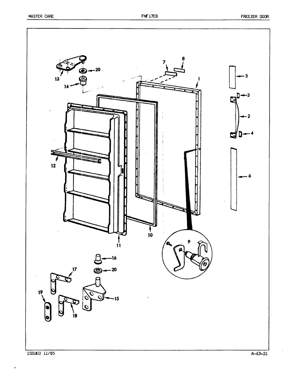 02 - FREEZER DOOR