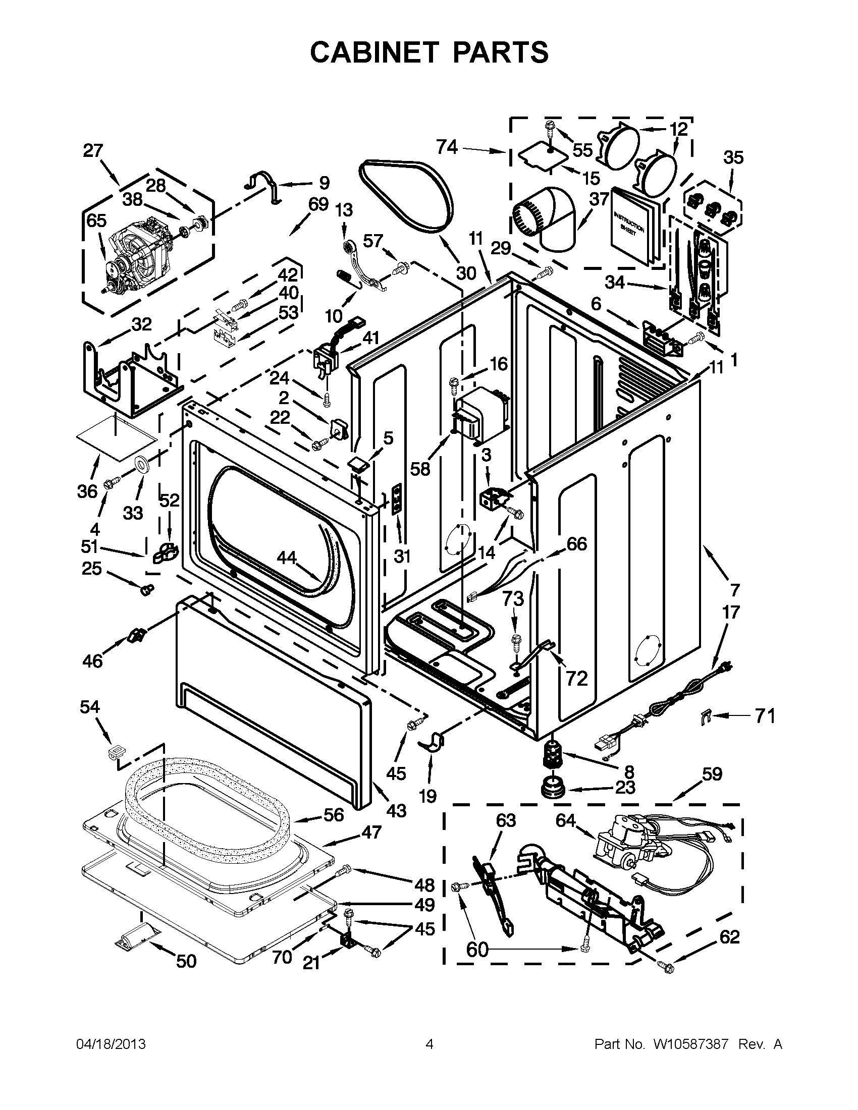 02 - CABINET PARTS