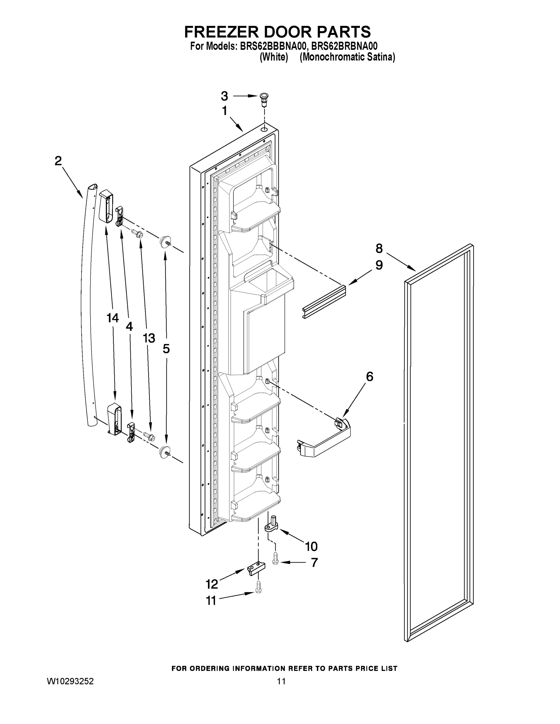 07 - FREEZER DOOR PARTS