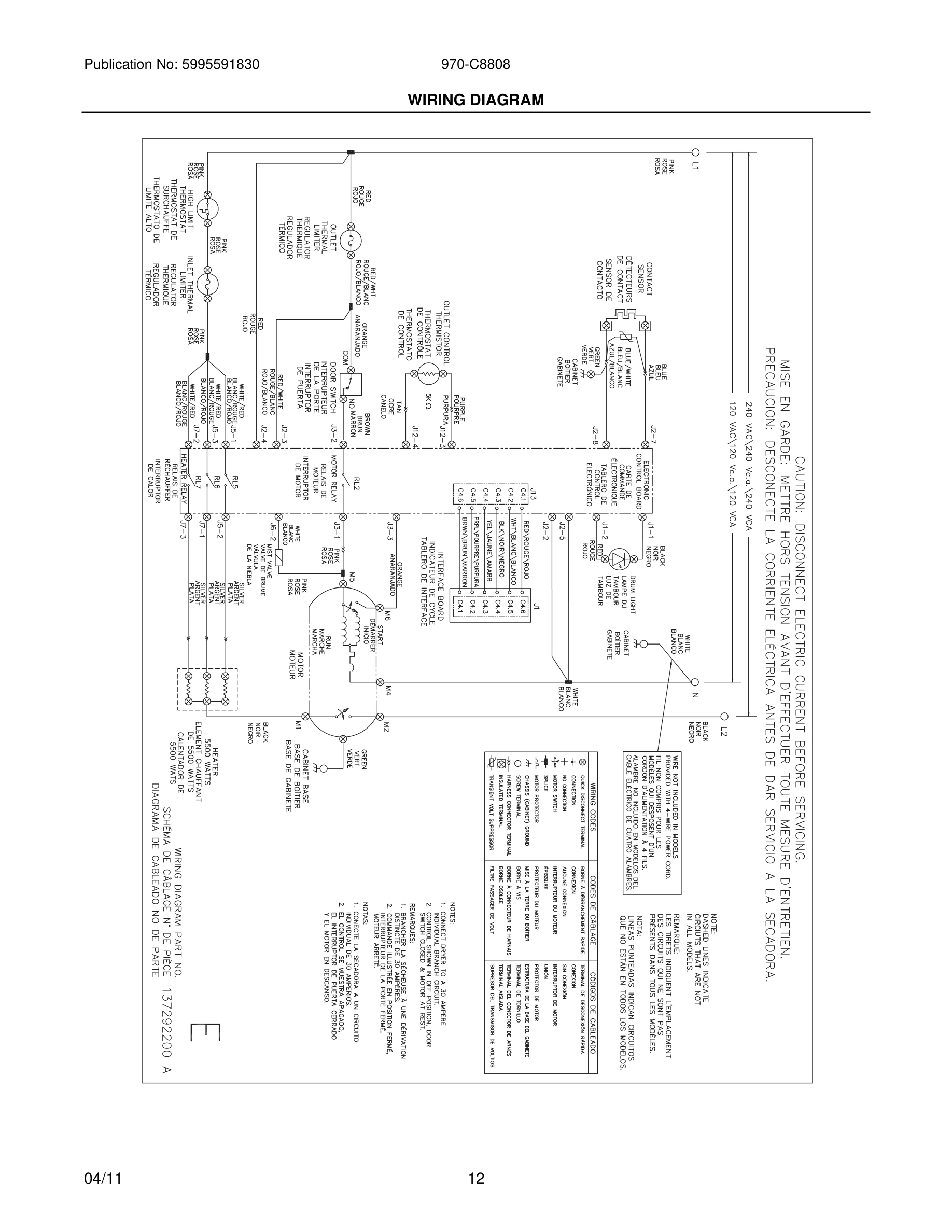 12 - WIRING DIAGRAM