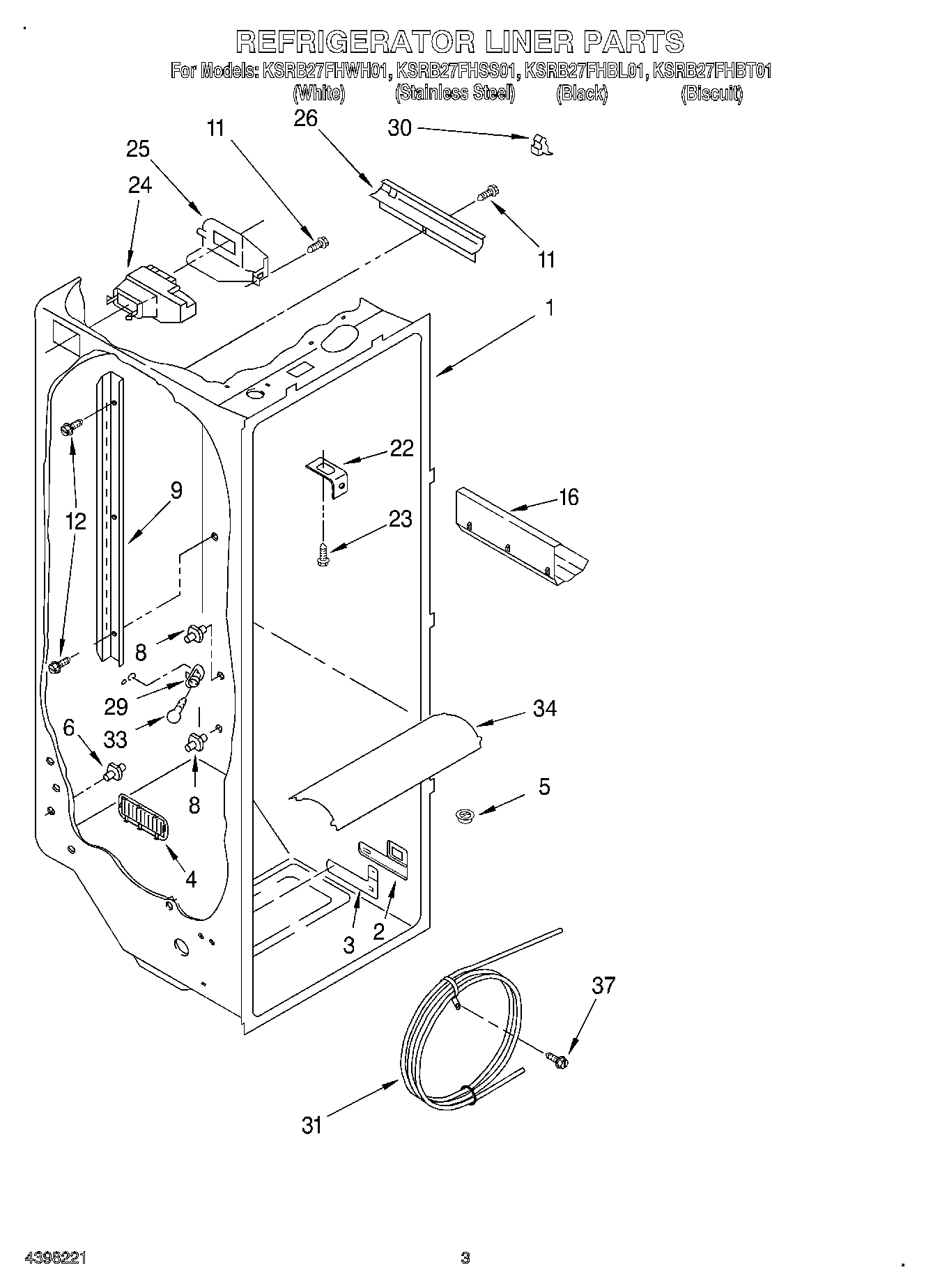 02 - REFRIGERATOR LINER