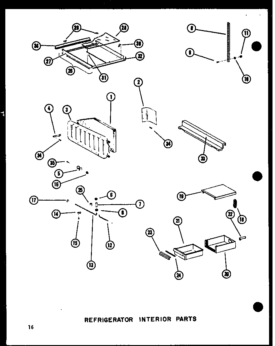 14 - REF INTERIOR PARTS