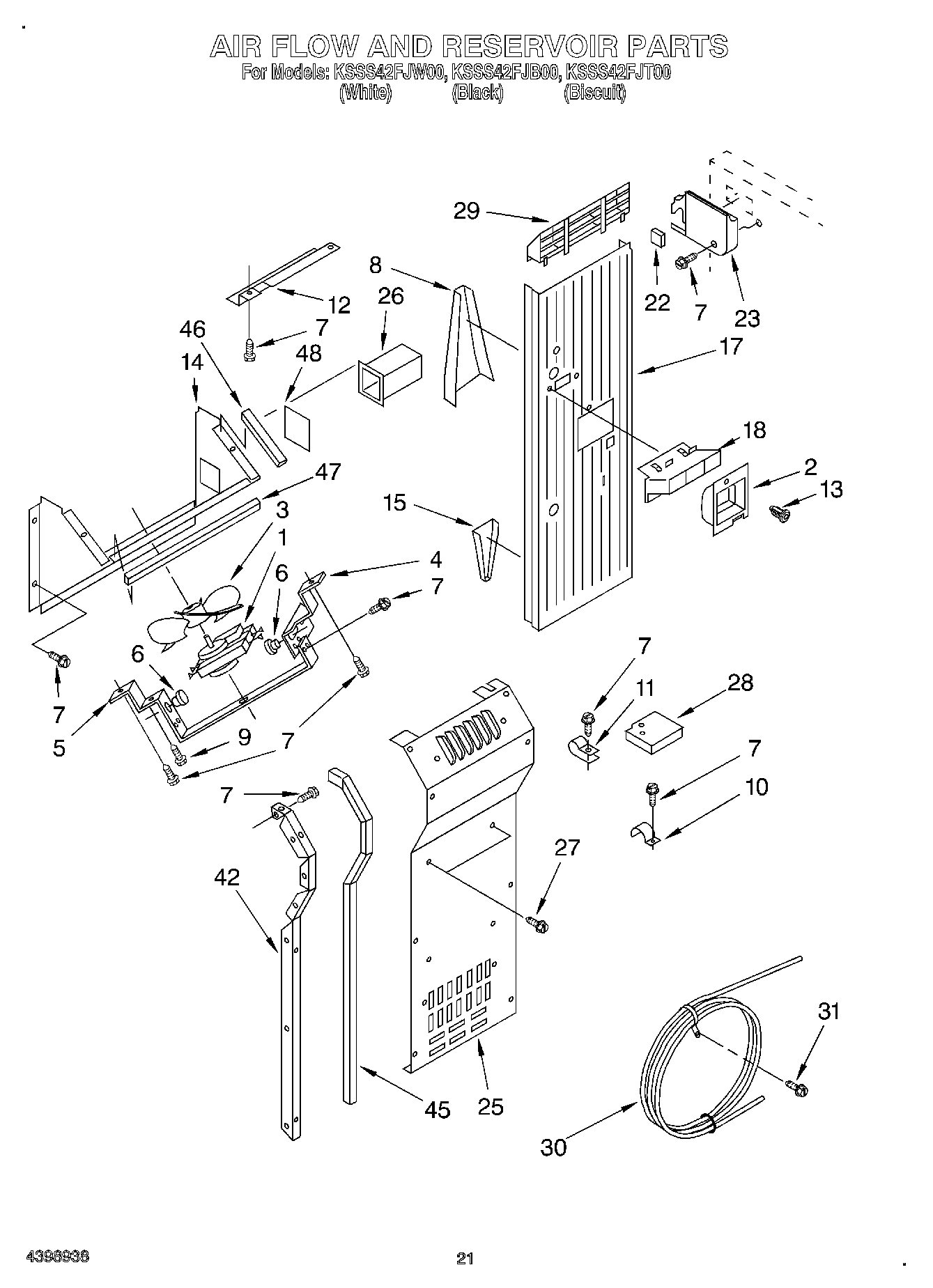 14 - AIR FLOW AND RESERVOIR
