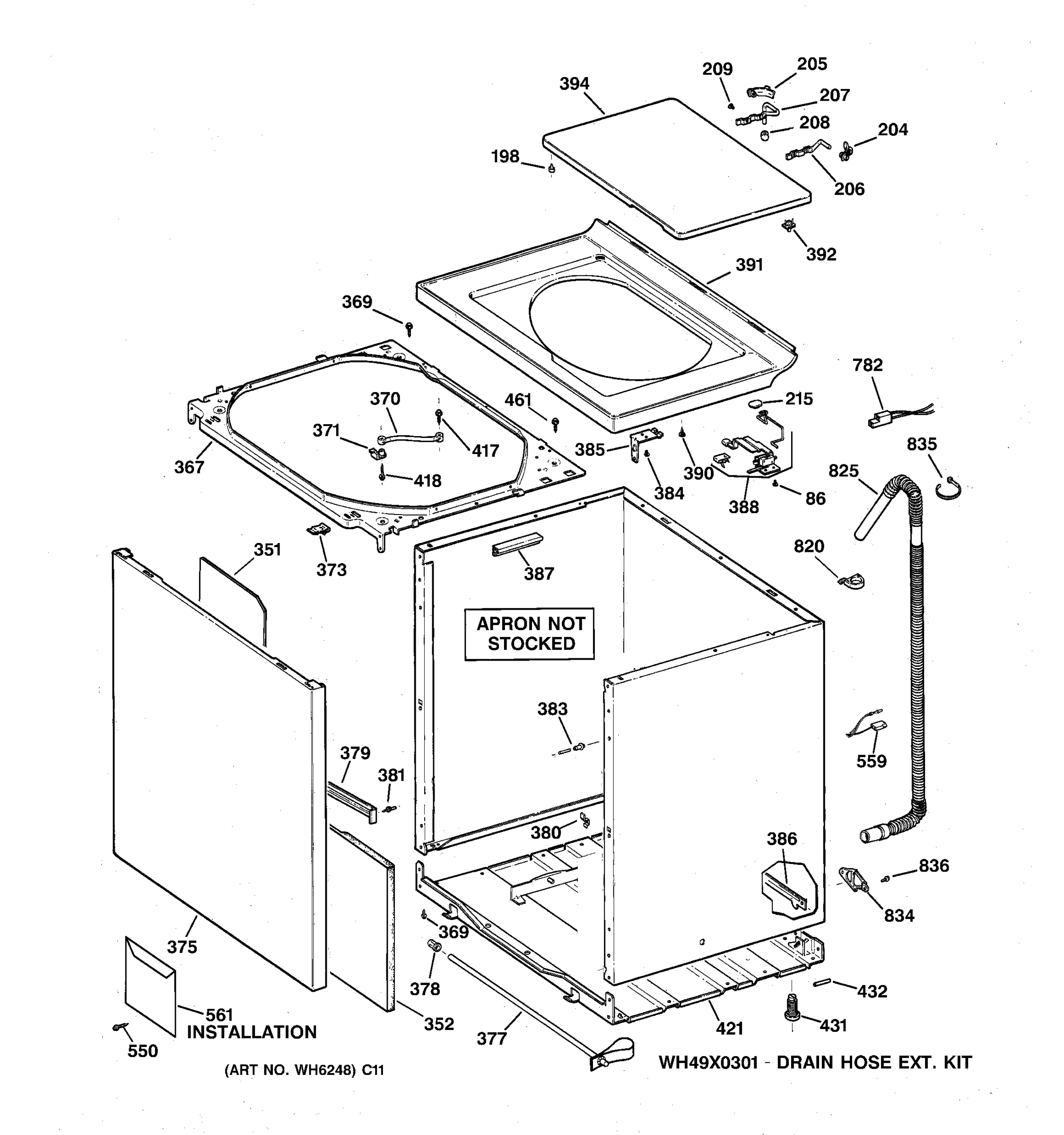 CABINET, COVER & FRONT PANEL
