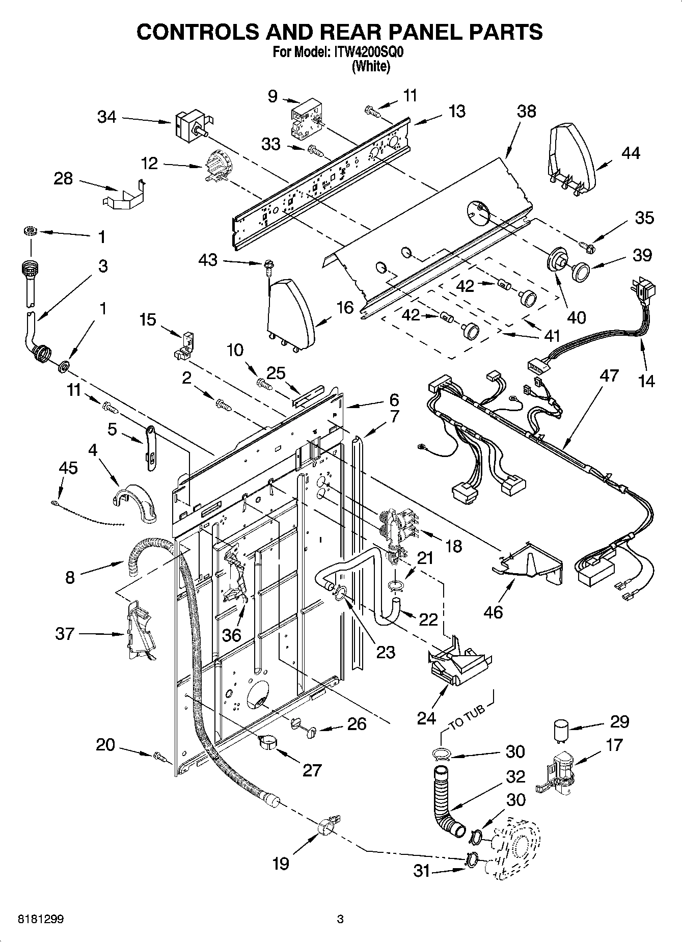 02 - CONTROLS AND REAR PANEL PARTS