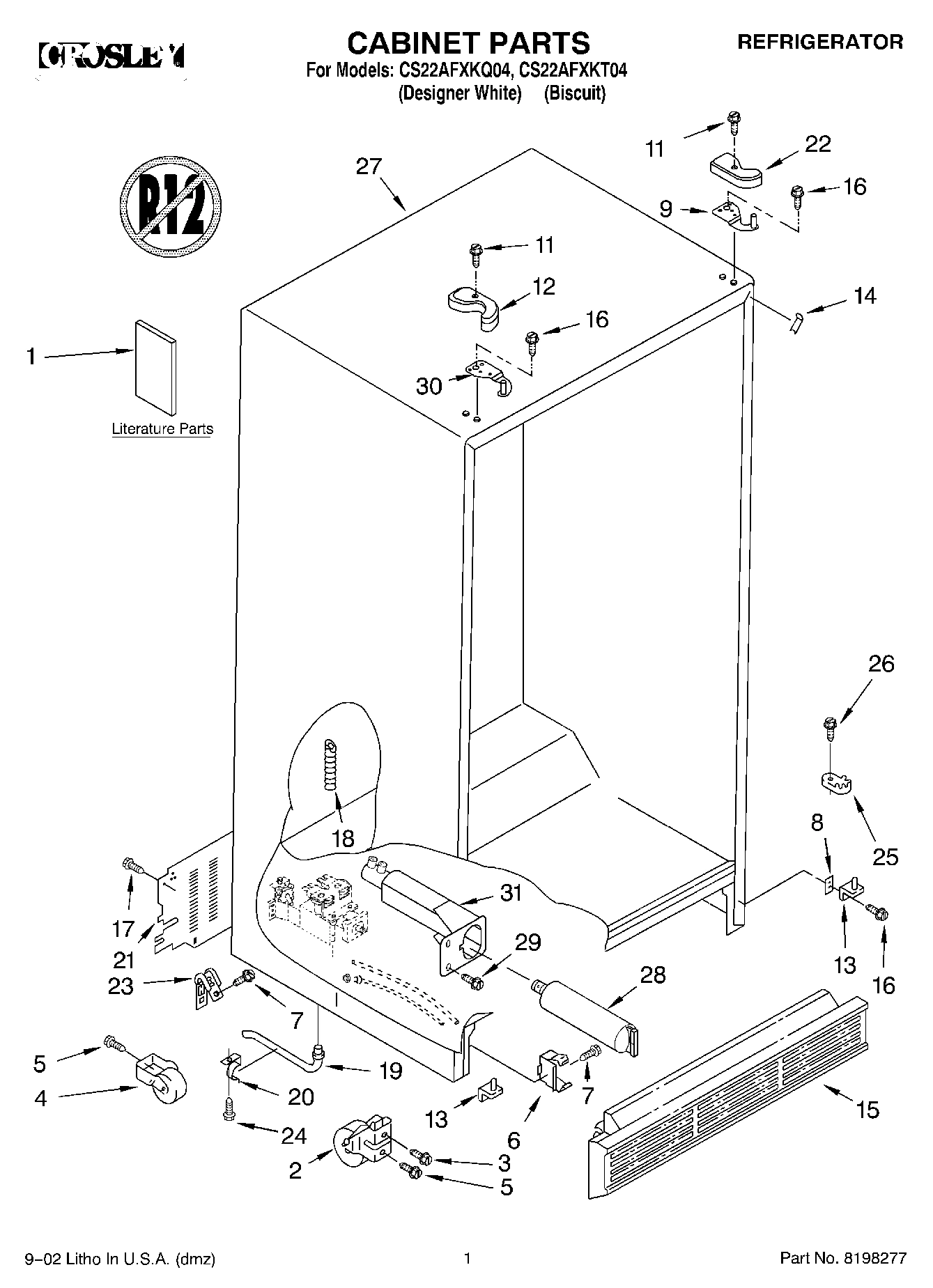 01 - CABINET, LITERATURE