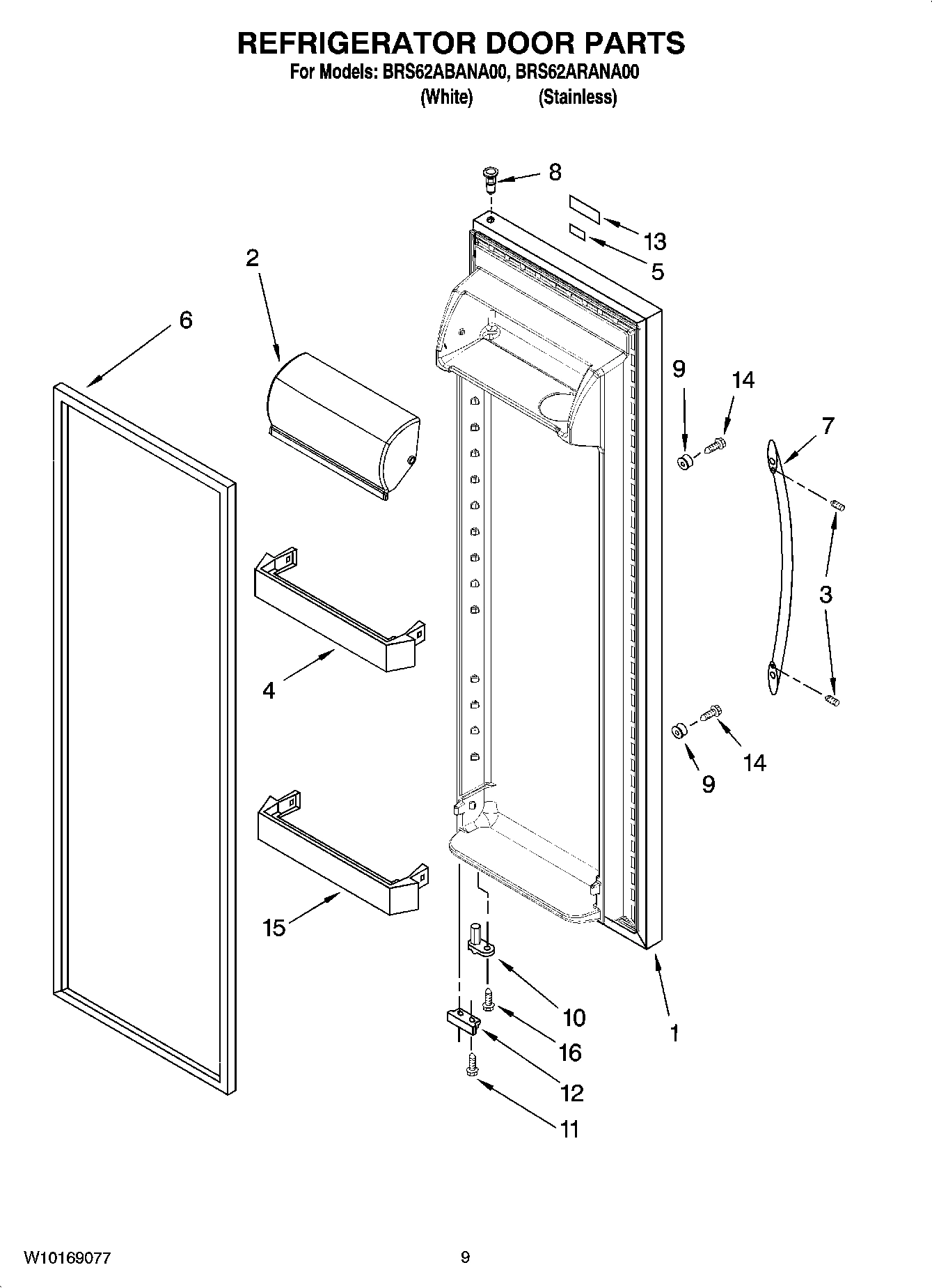 06 - REFRIGERATOR DOOR PARTS