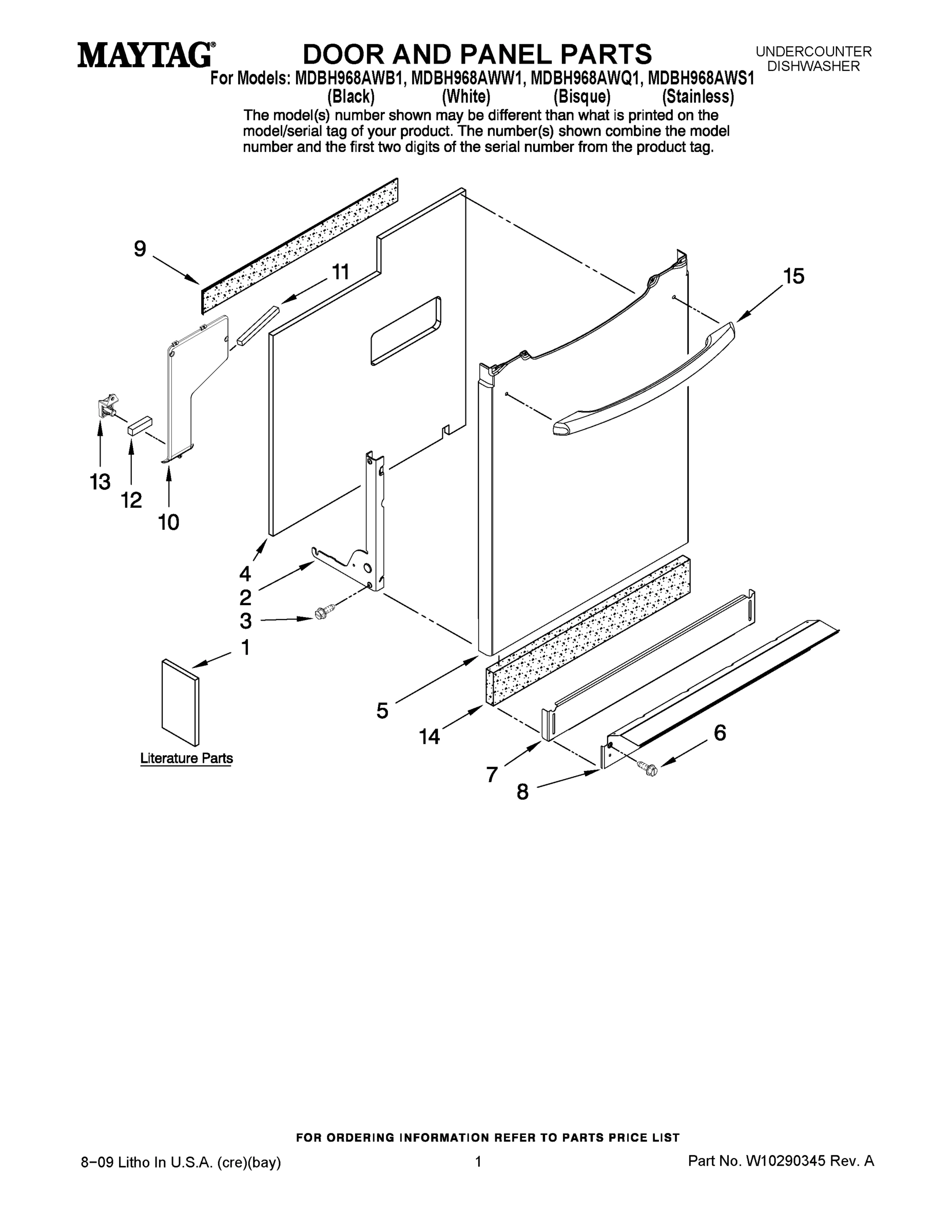 01 - DOOR AND PANEL PARTS