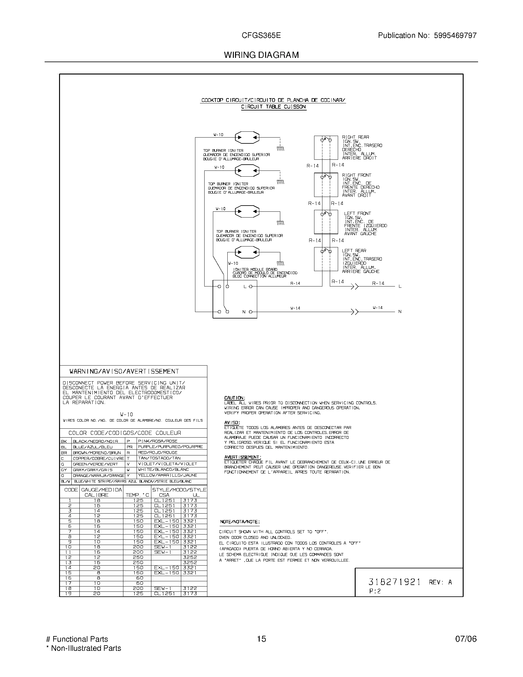 15 - WIRING DIAGRAM