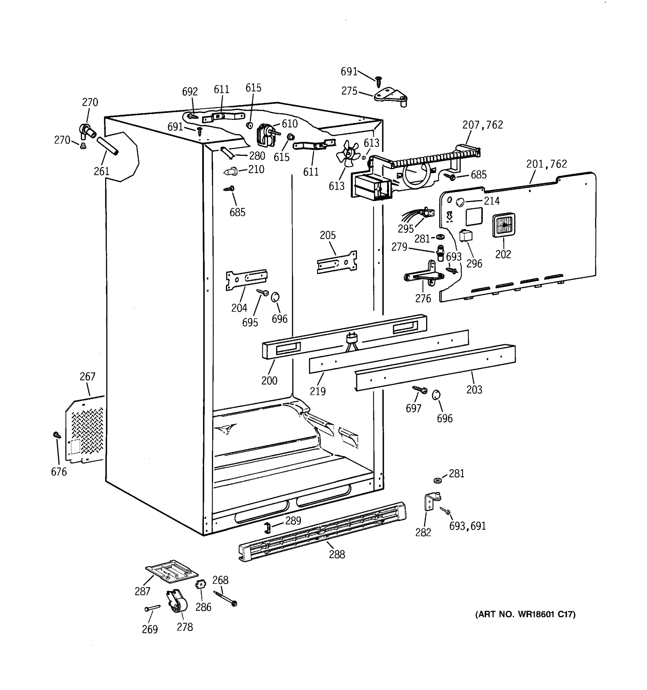 CABINET PARTS