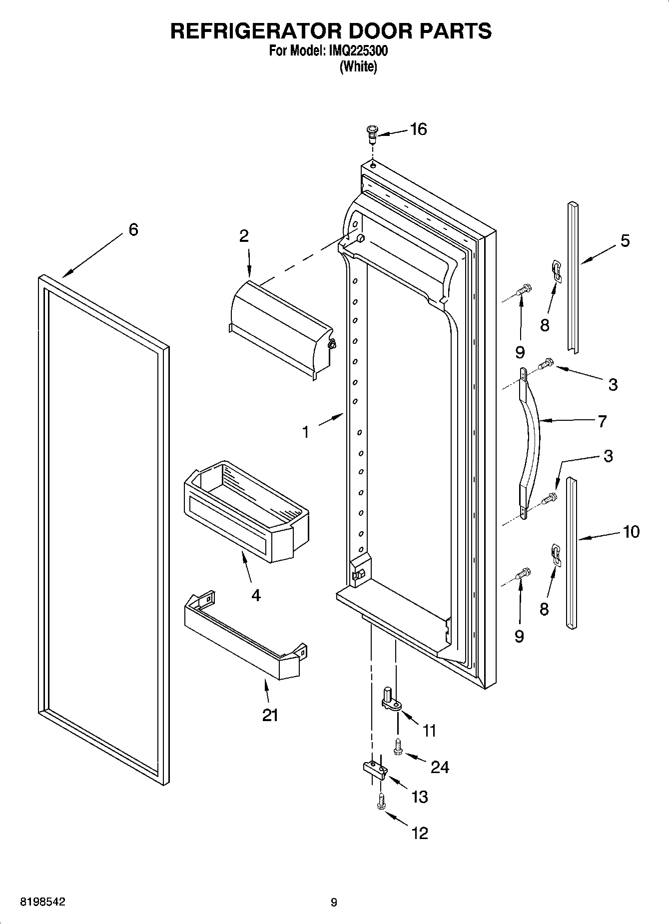 06 - REFRIGERATOR DOOR PARTS