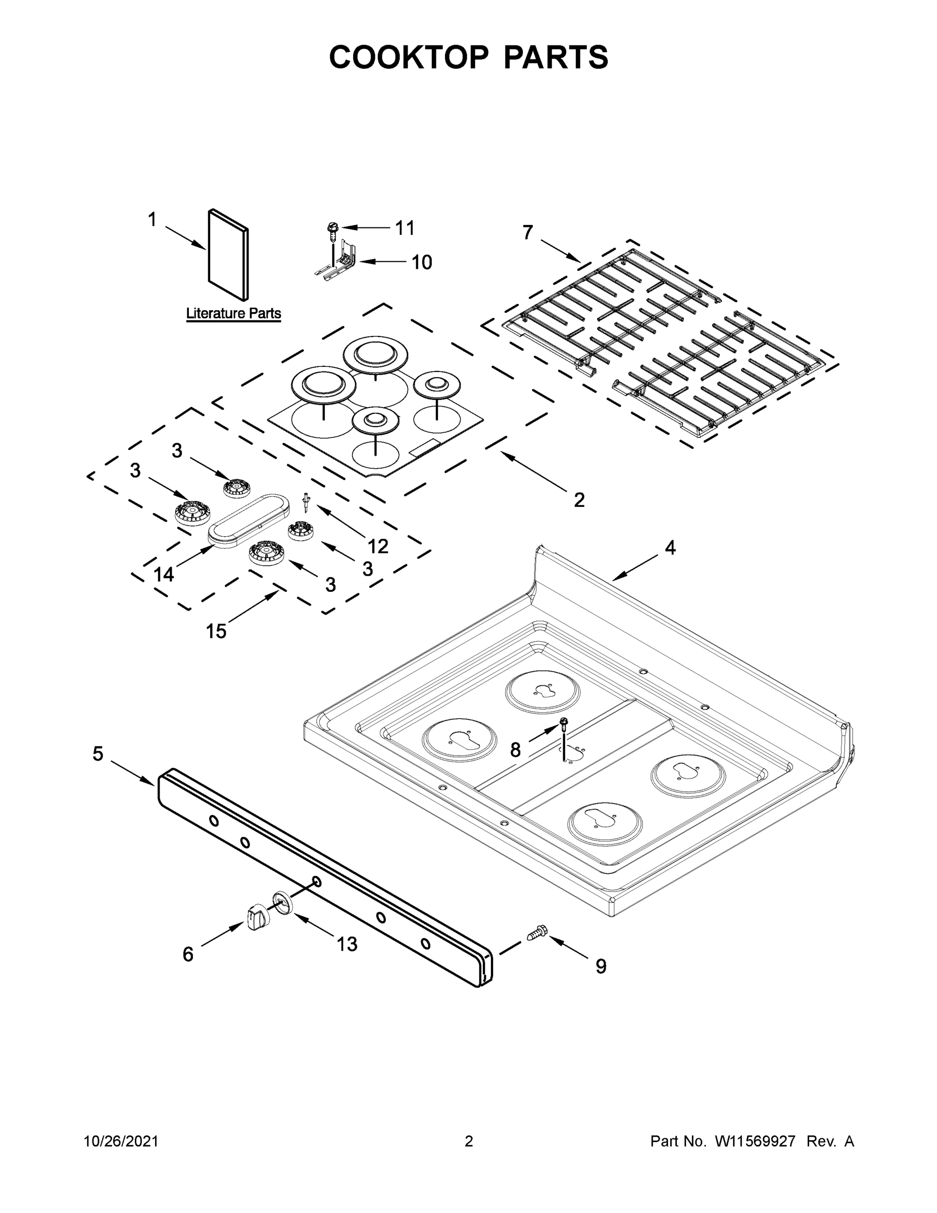 02 - COOKTOP PARTS