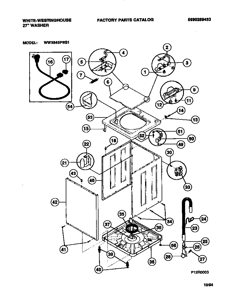 02 - CABINET, TOP PANEL, BASE