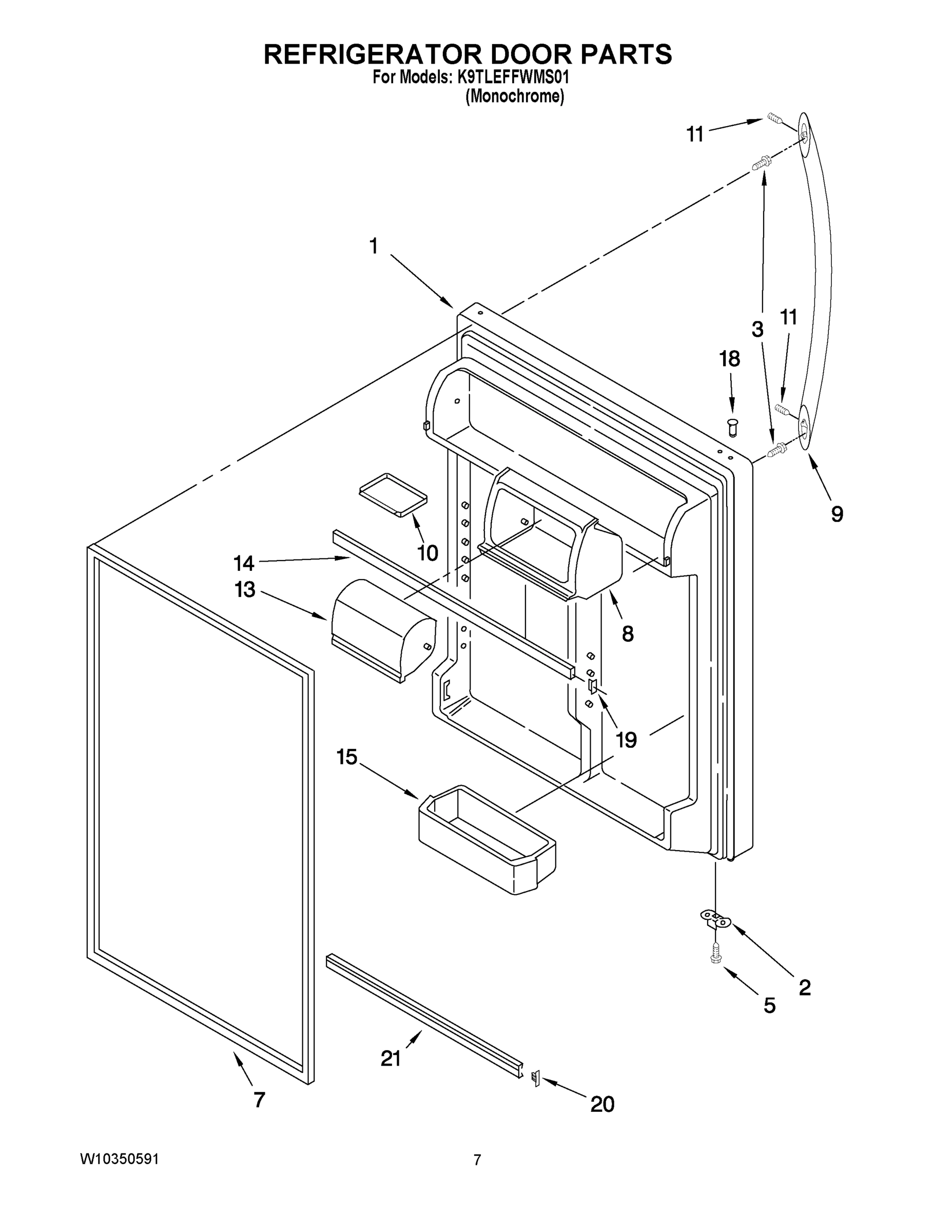 05 - REFRIGERATOR DOOR PARTS
