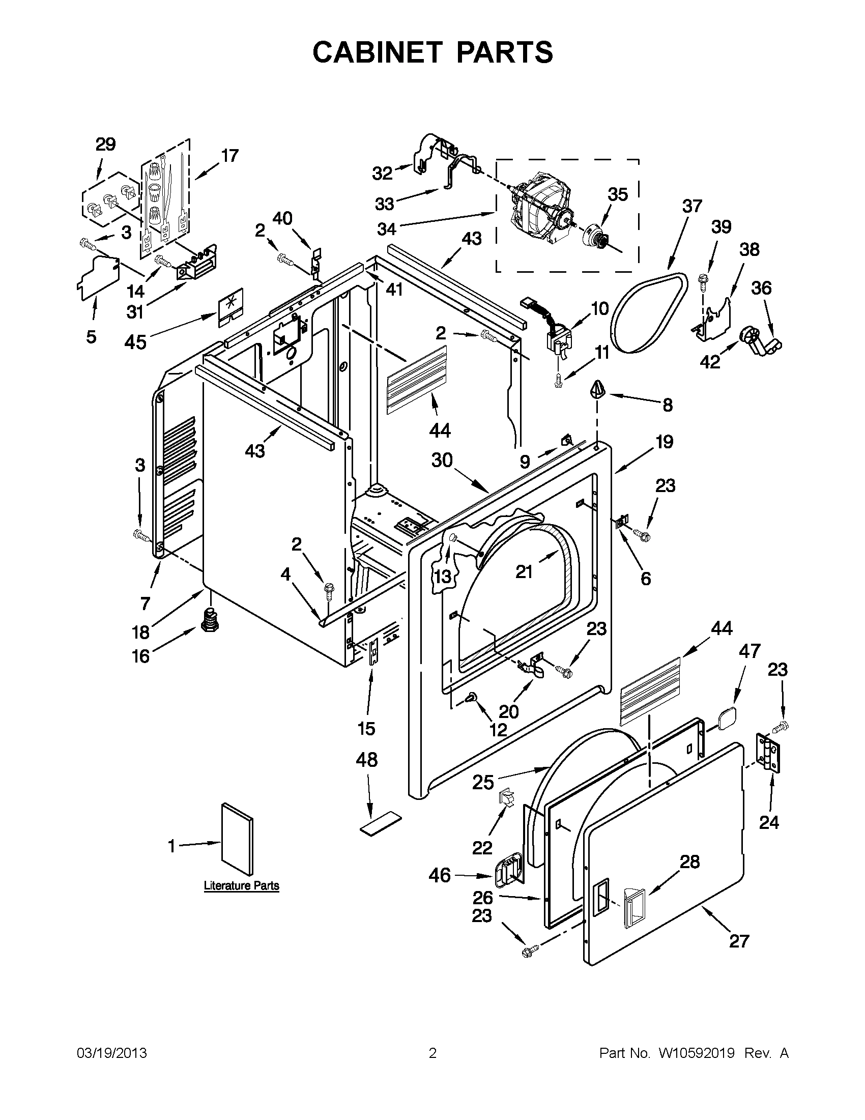 01 - CABINET PARTS