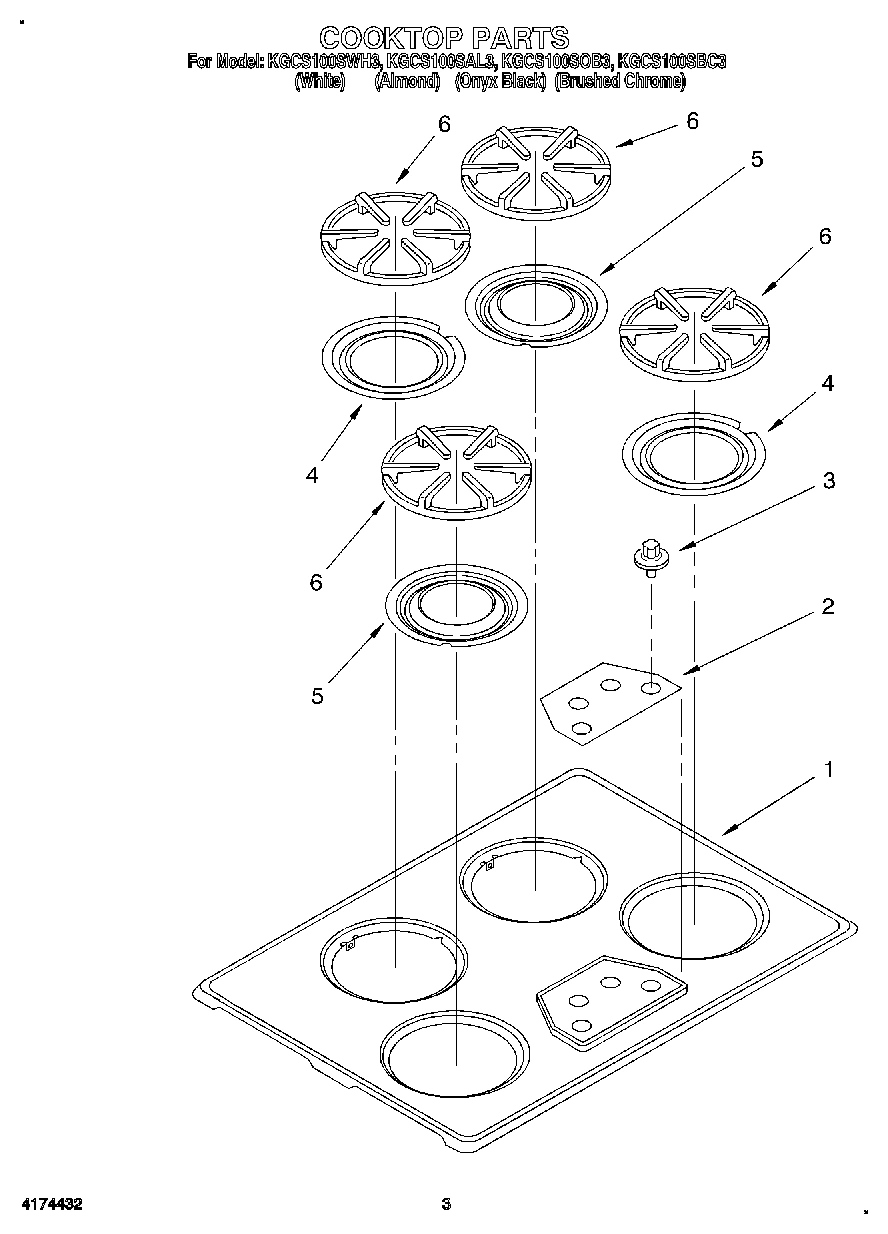 02 - COOKTOP PARTS