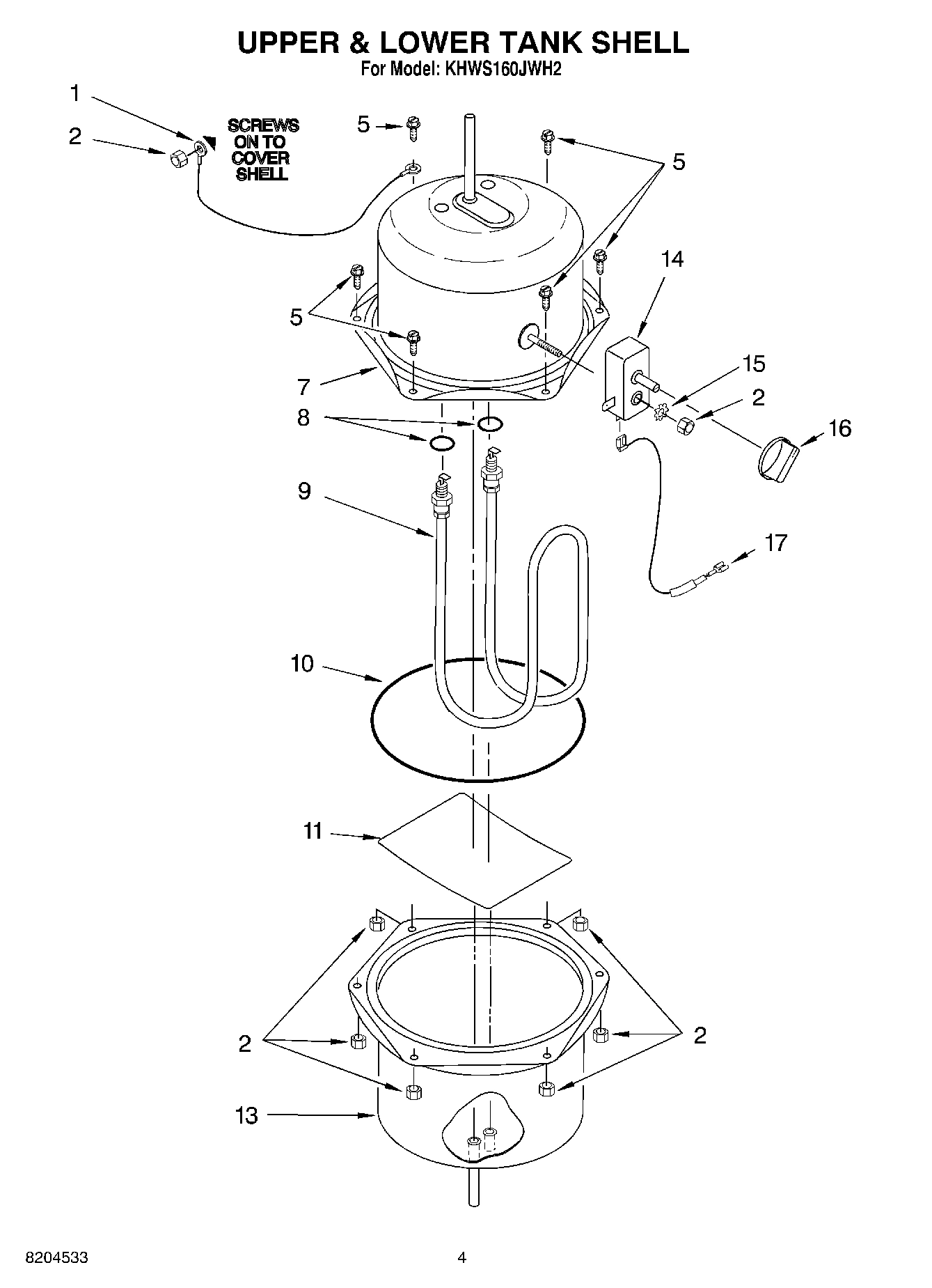 02 - UPPER & LOWER TANK SHELL