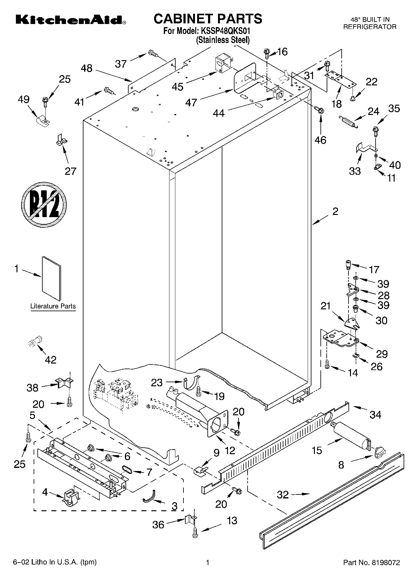 01 - CABINET, LITERATURE