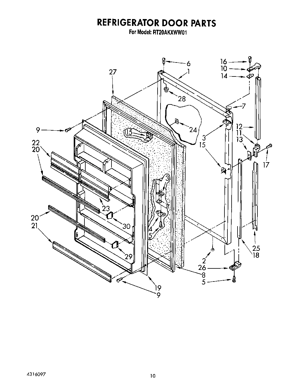 07 - REFRIGERATOR DOOR, LIT/OPTIONAL