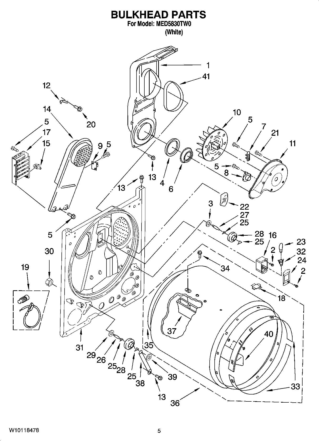 03 - BULKHEAD PARTS, OPTIONAL PARTS (NOT INCLUDED)