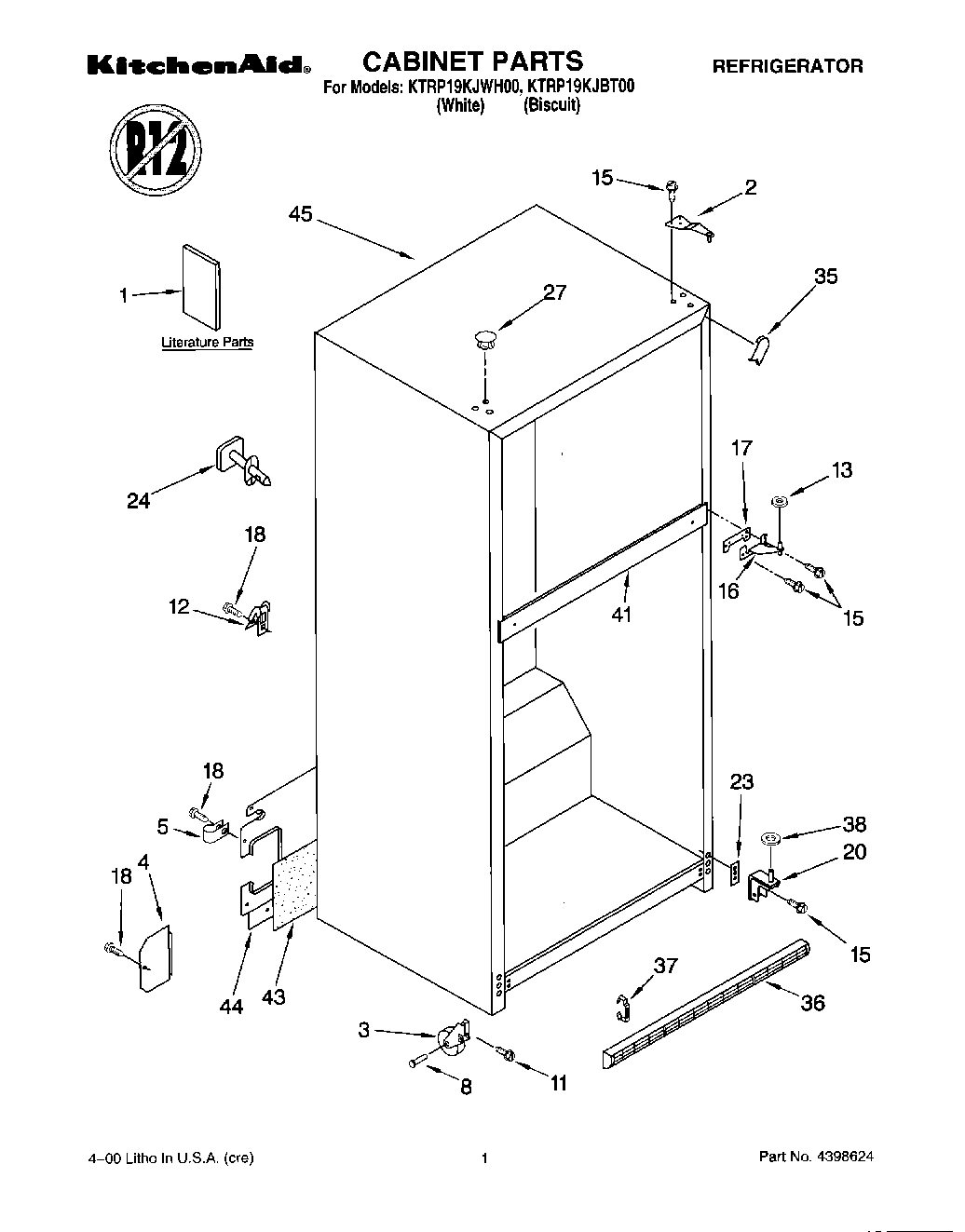 01 - CABINET, LITERATURE