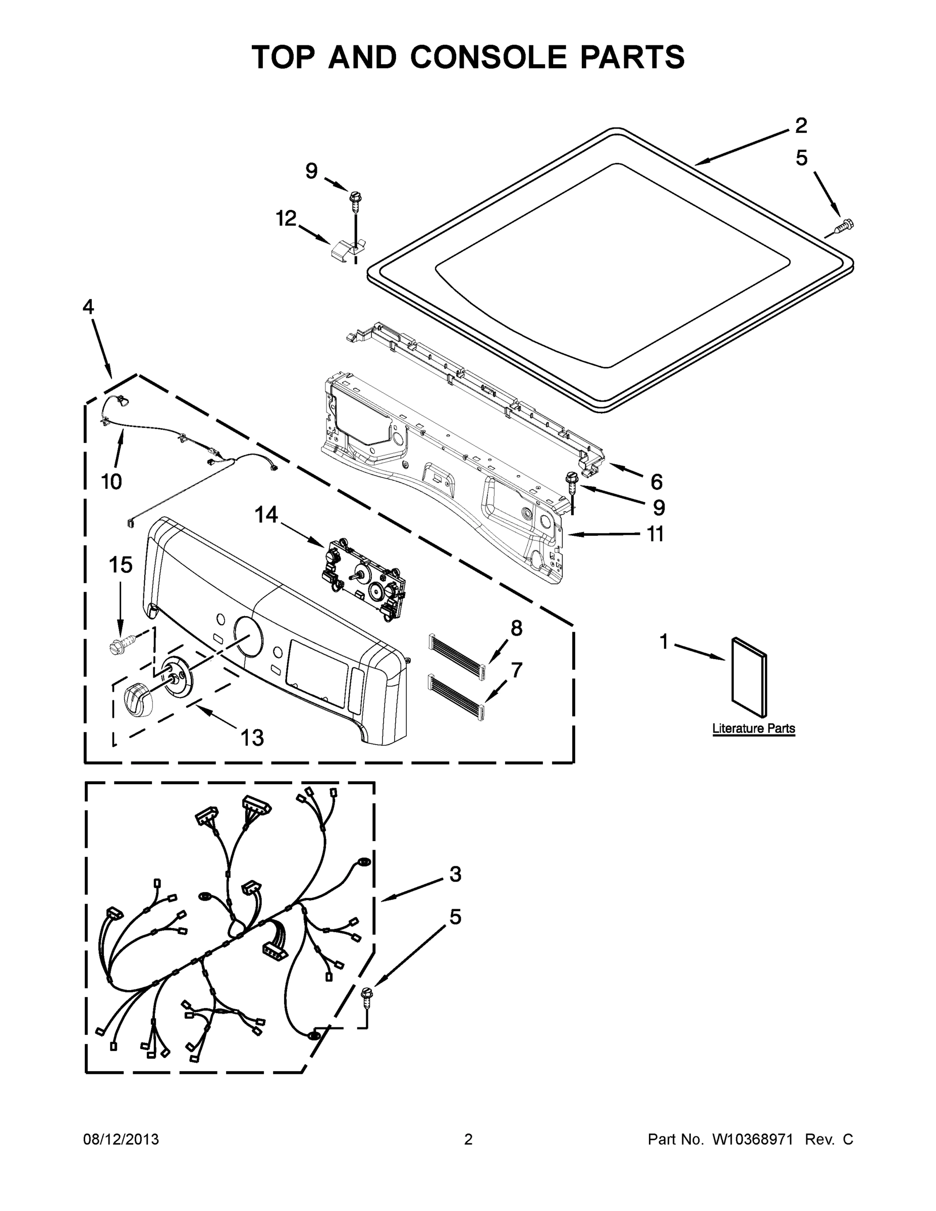 02 - TOP AND CONSOLE PARTS