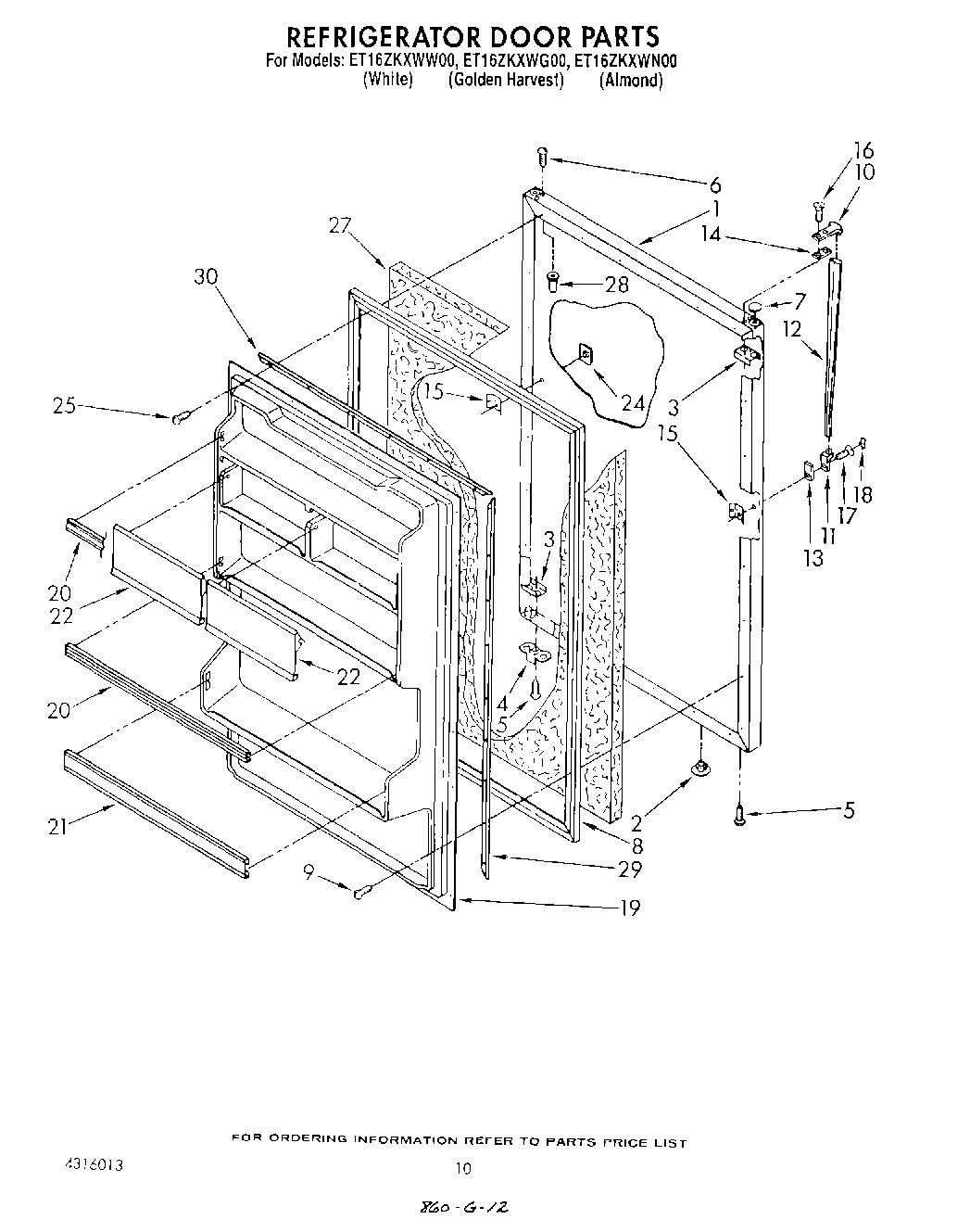 08 - REFRIGERATOR DOOR , LIT/OPTIONAL