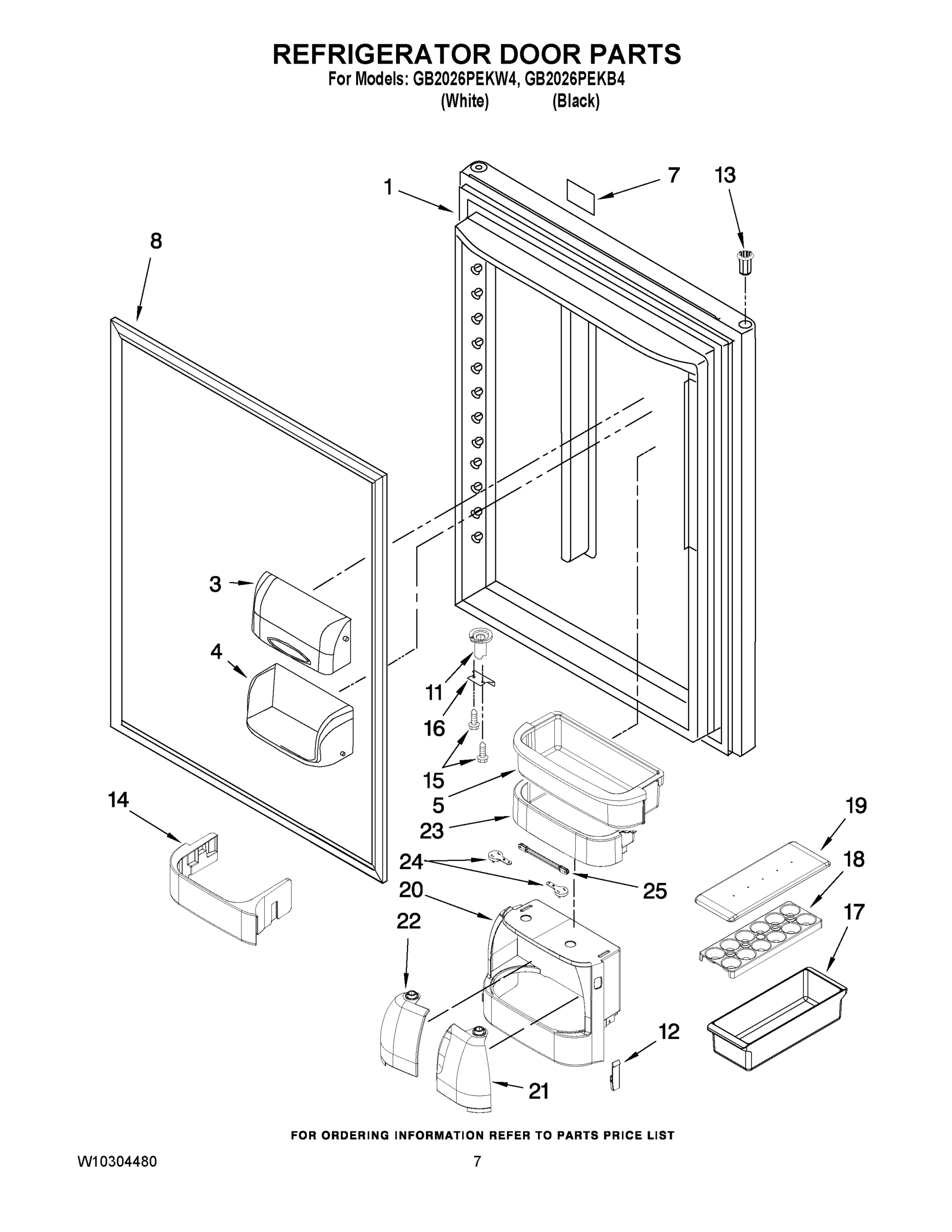 04 - REFRIGERATOR DOOR PARTS