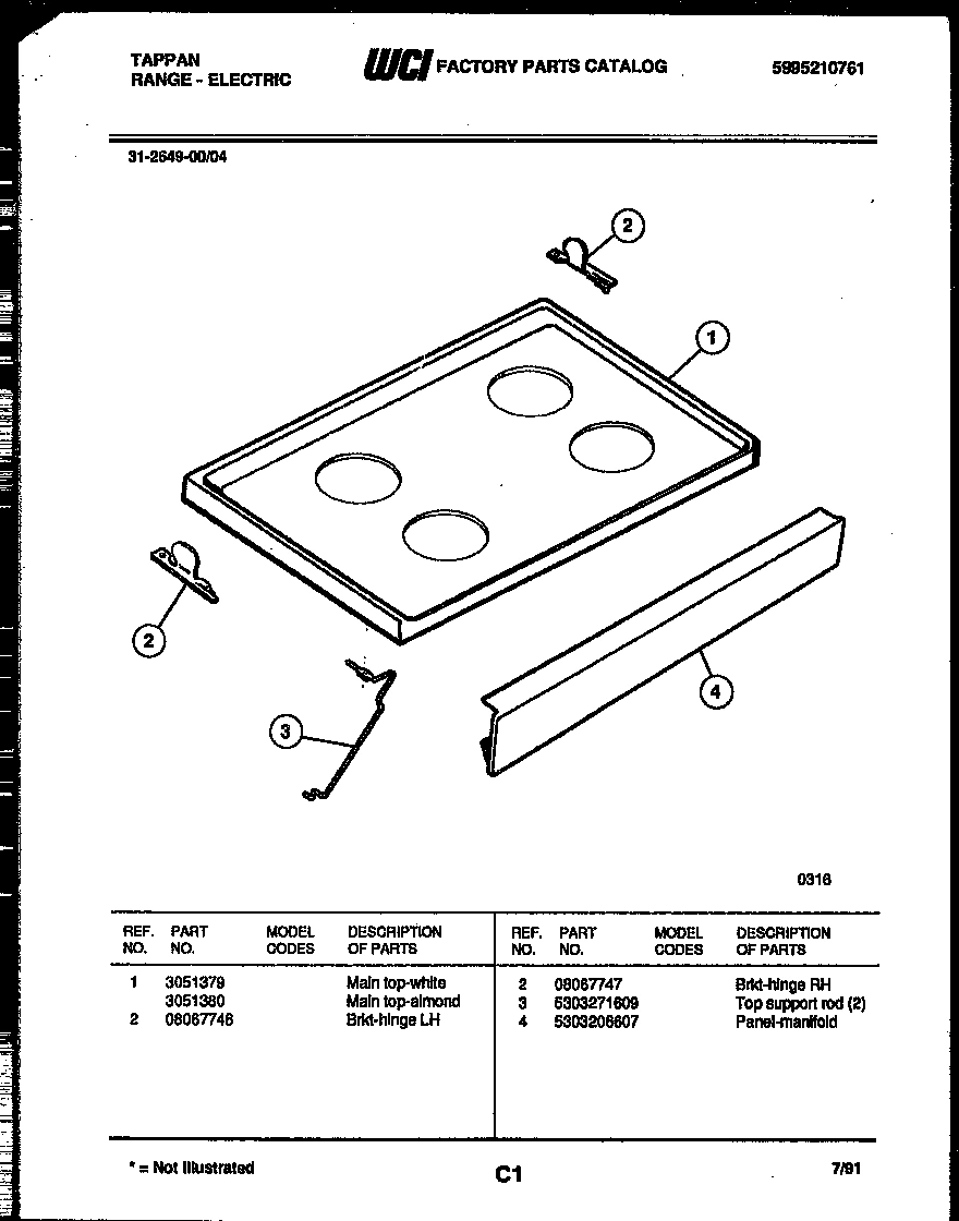 03 - COOKTOP PARTS
