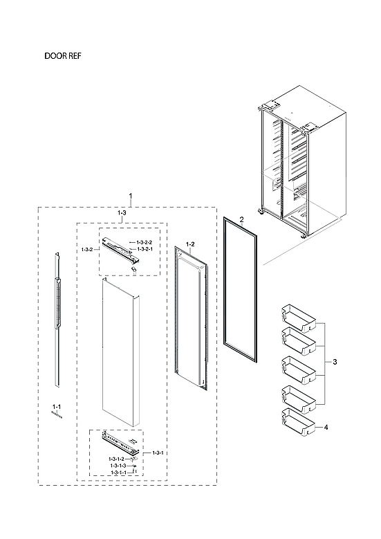 Refrigerator Door Parts