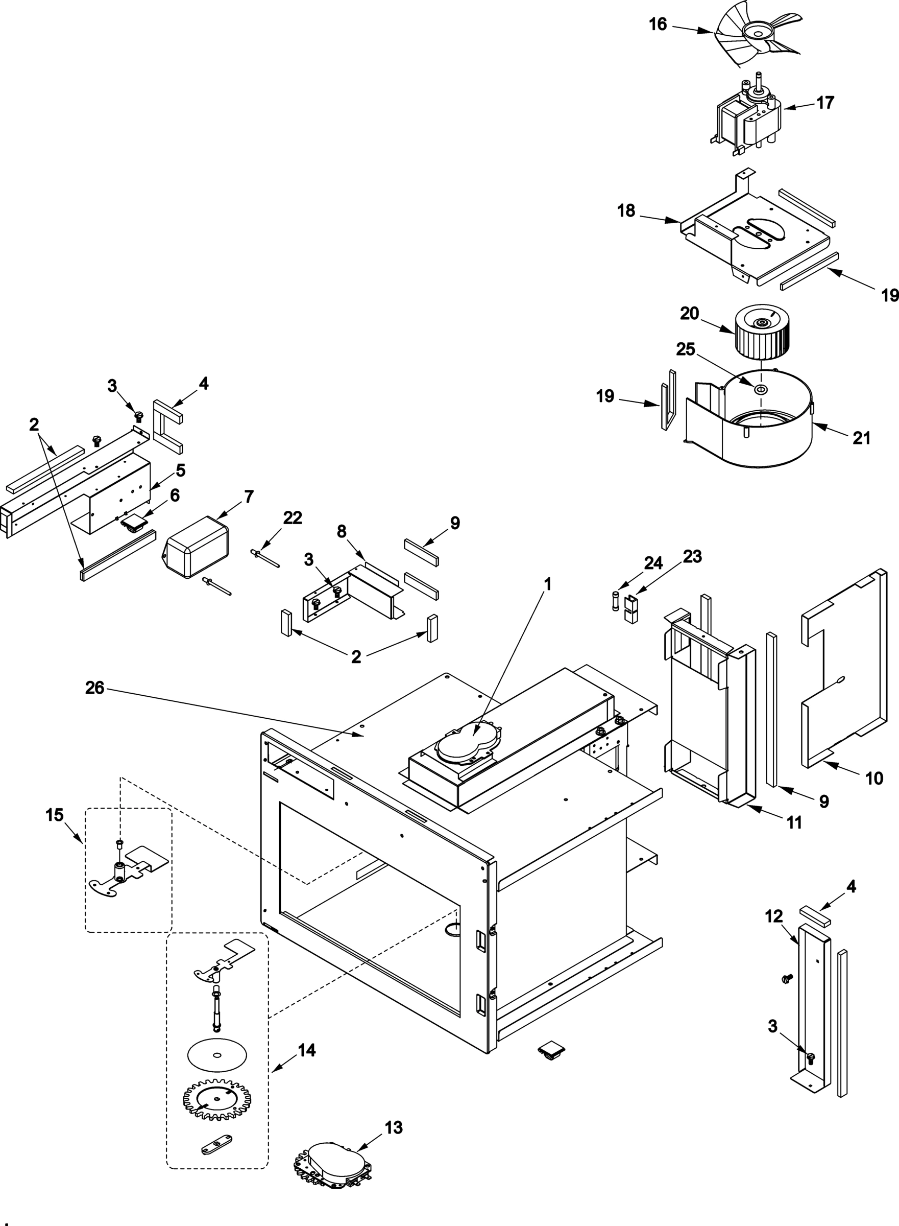 03 - FUSES, ANTENNAS, BLOWER, DUCTS, CAVITY