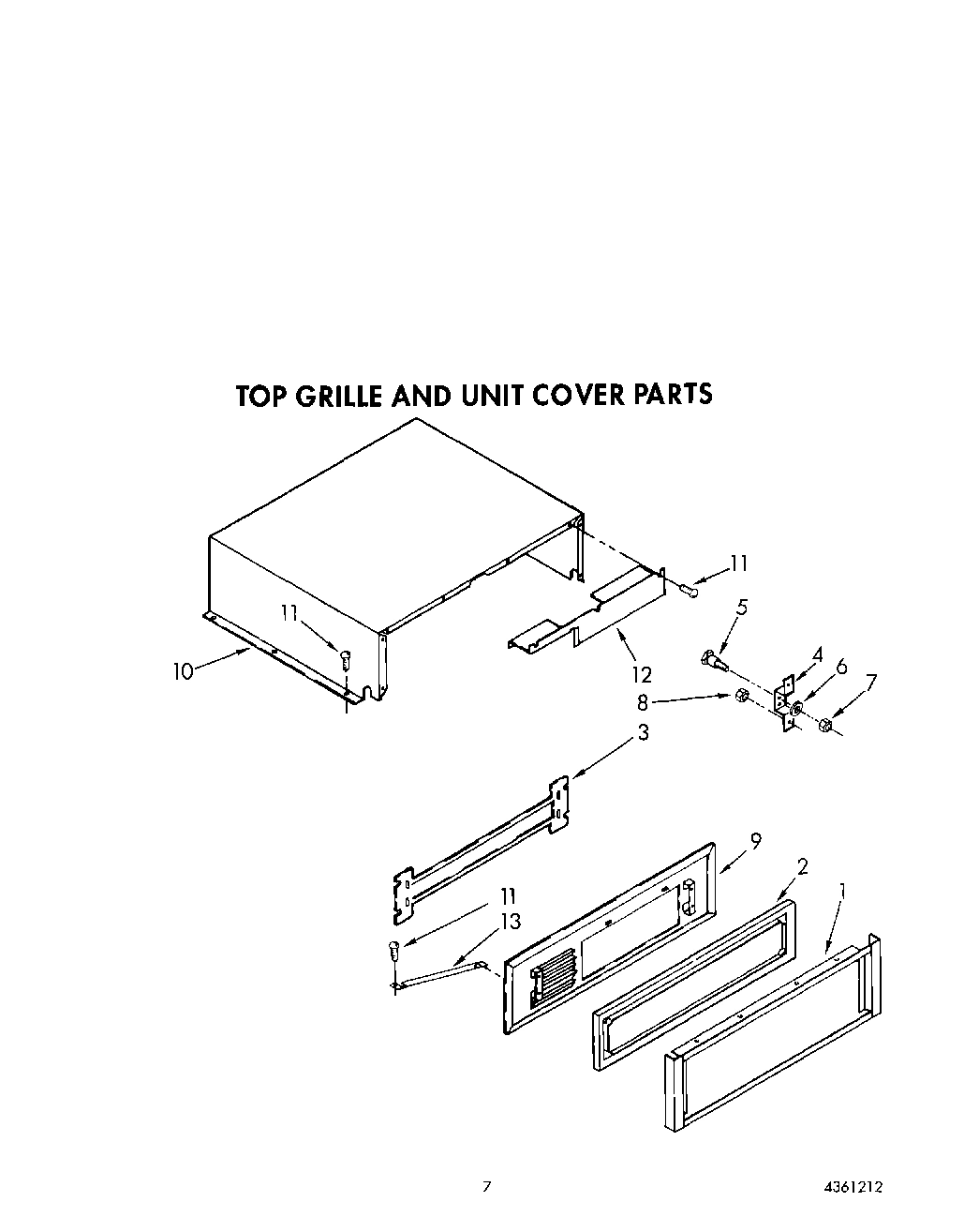 06 - TOP GRILLE AND UNIT COVER