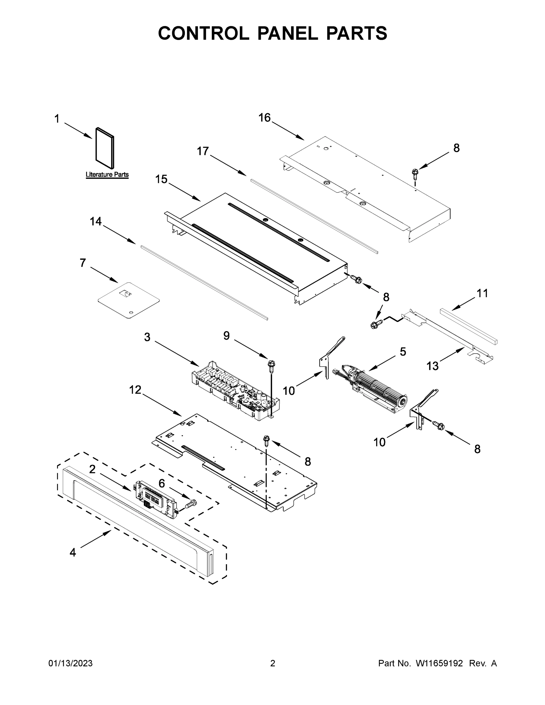02 - CONTROL PANEL PARTS