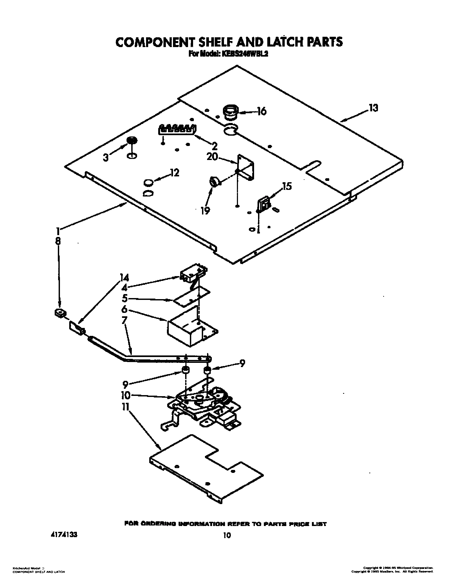 07 - COMPONENT SHELF AND LATCH