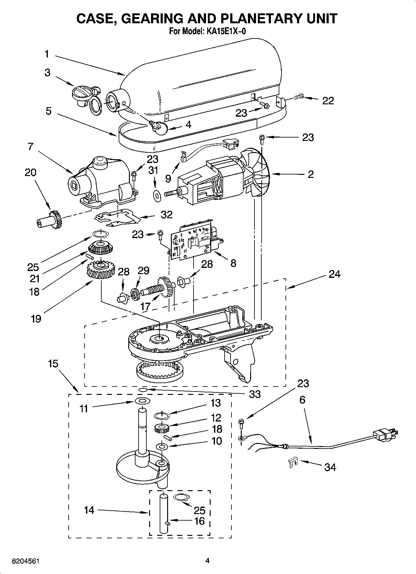 03 - CASE, GEARING, AND PLANETARY UNIT