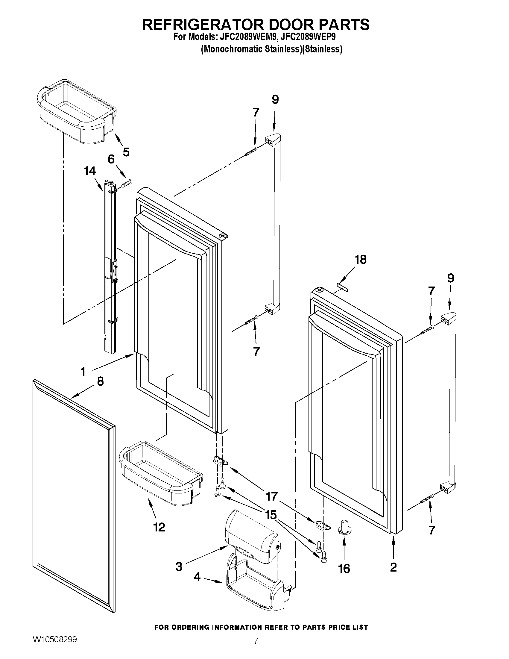 04 - REFRIGERATOR DOOR PARTS