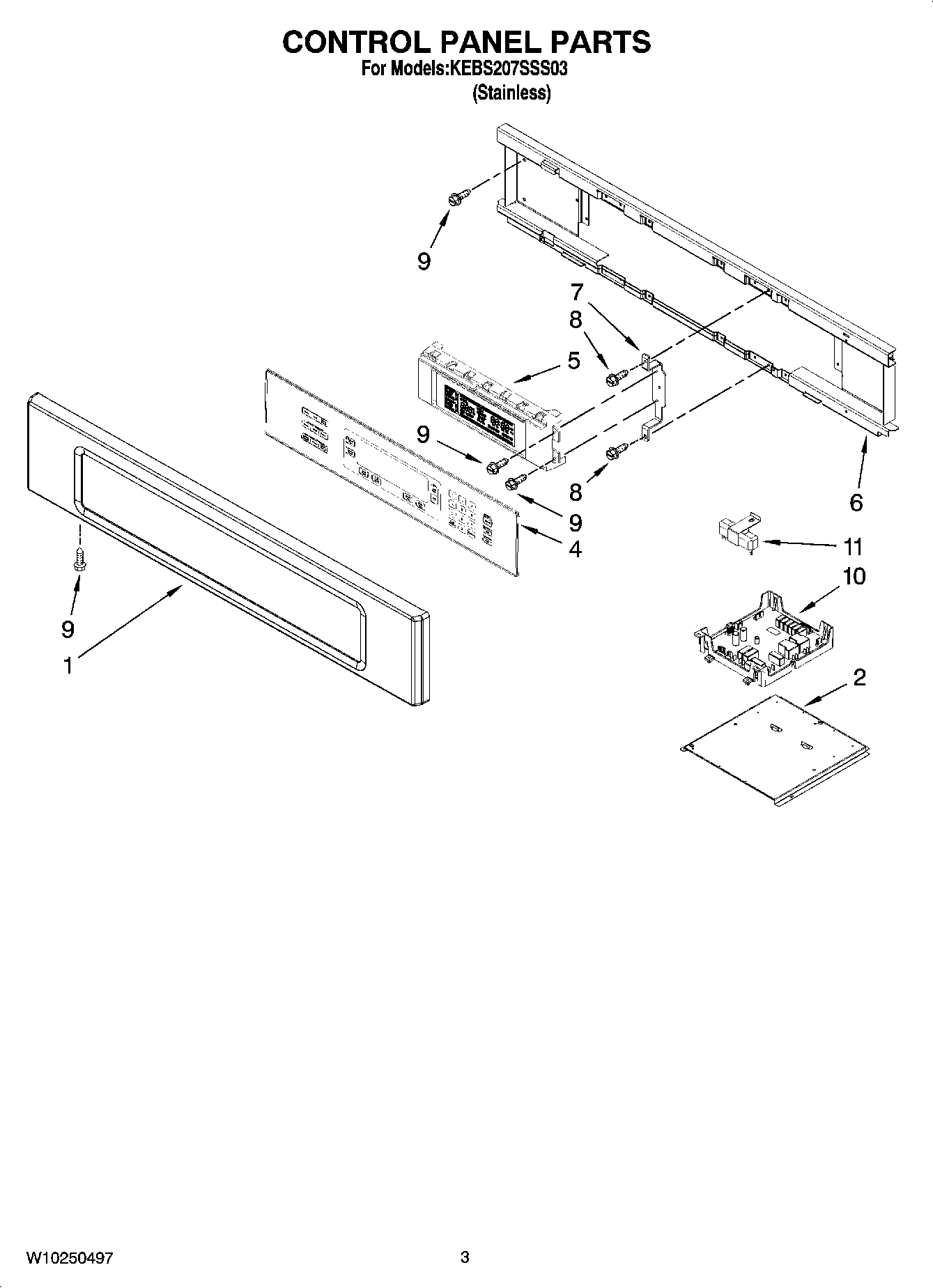 02 - CONTROL PANEL PARTS