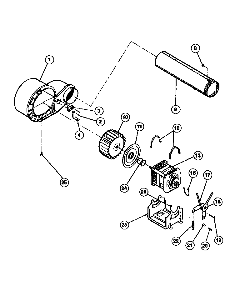 05 - BLOWER HOUSING COMPONENTS