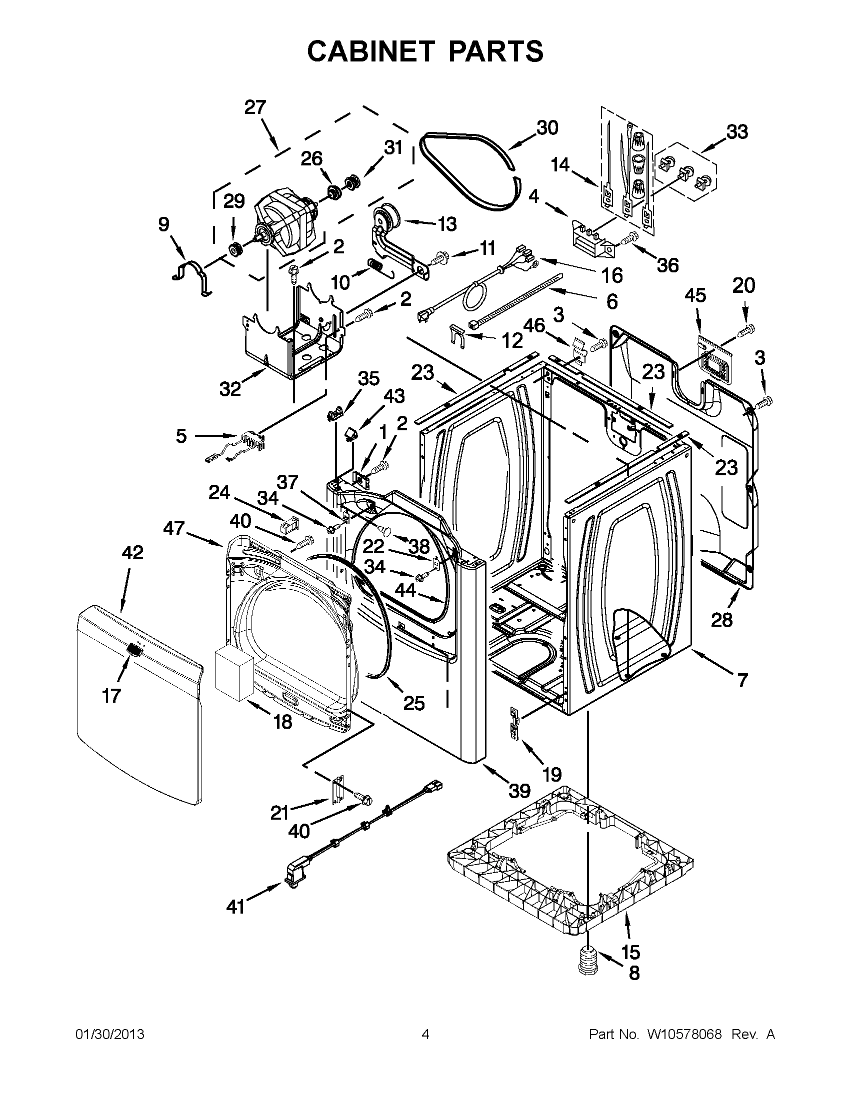02 - CABINET PARTS