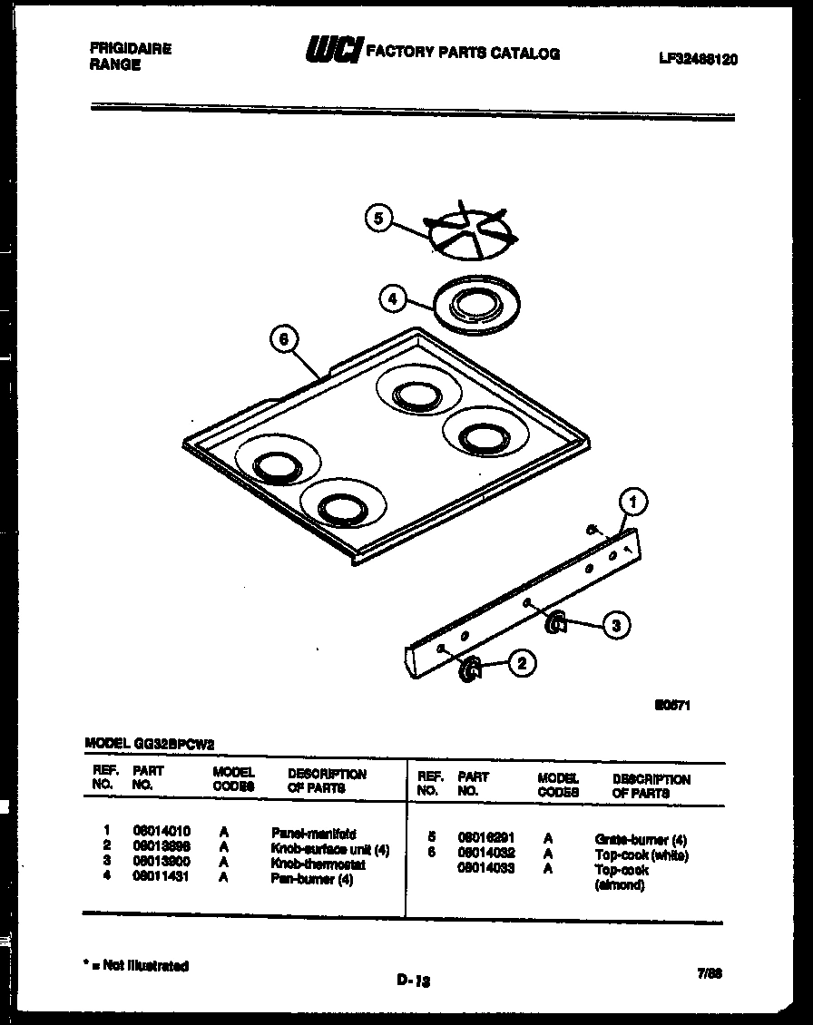 03 - COOKTOP PARTS