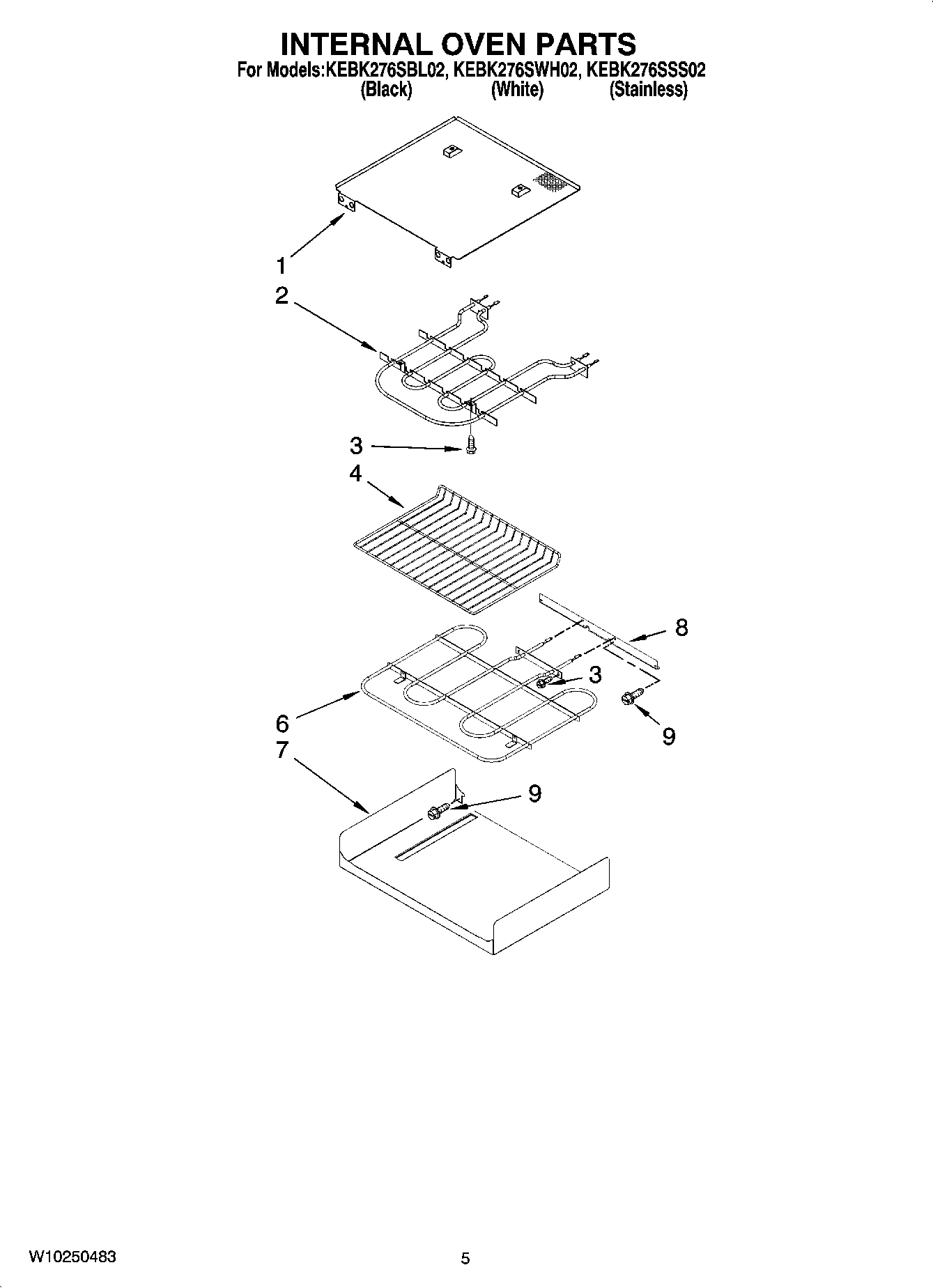 04 - INTERNAL OVEN PARTS