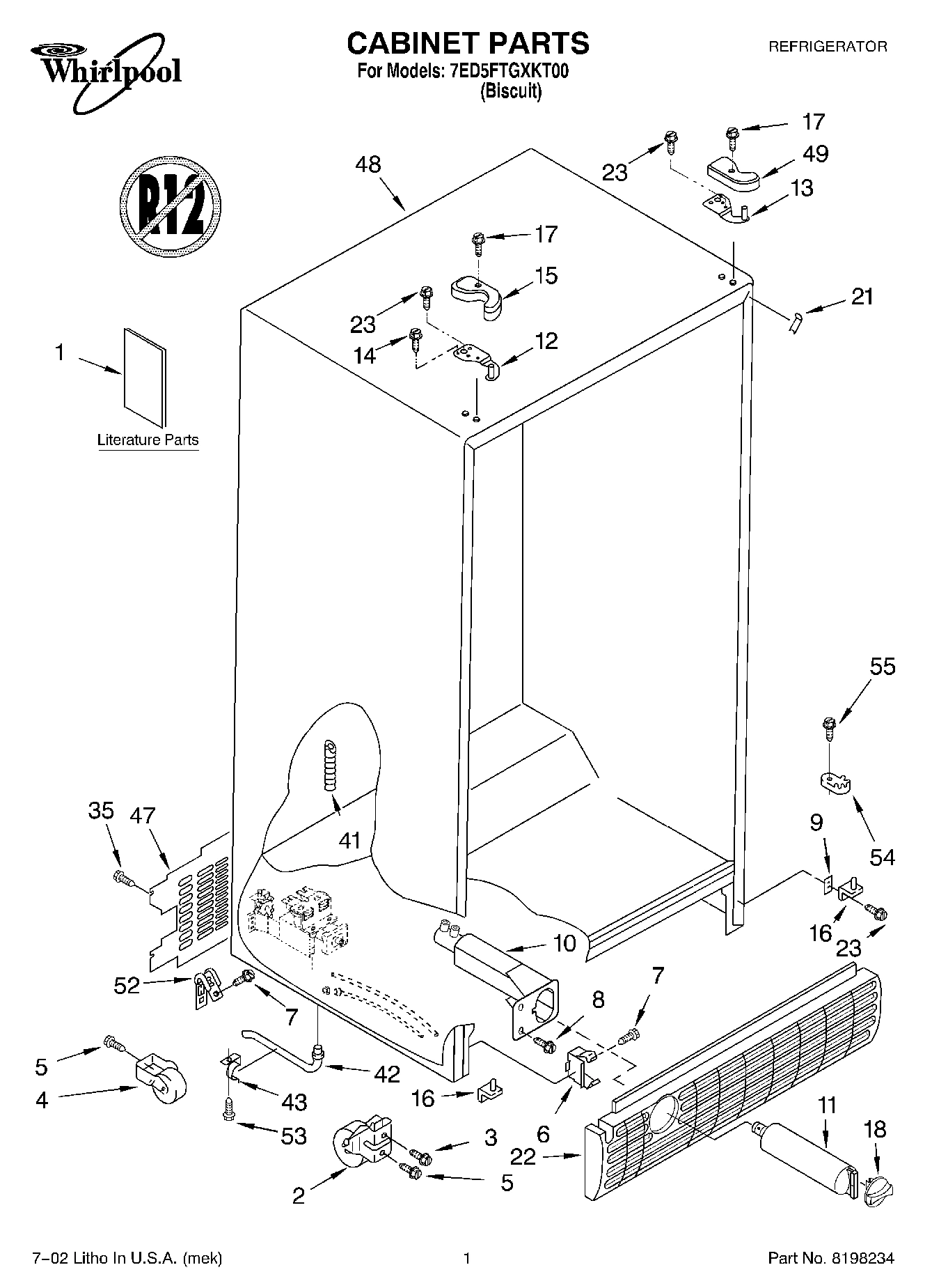 01 - CABINET, LITERATURE