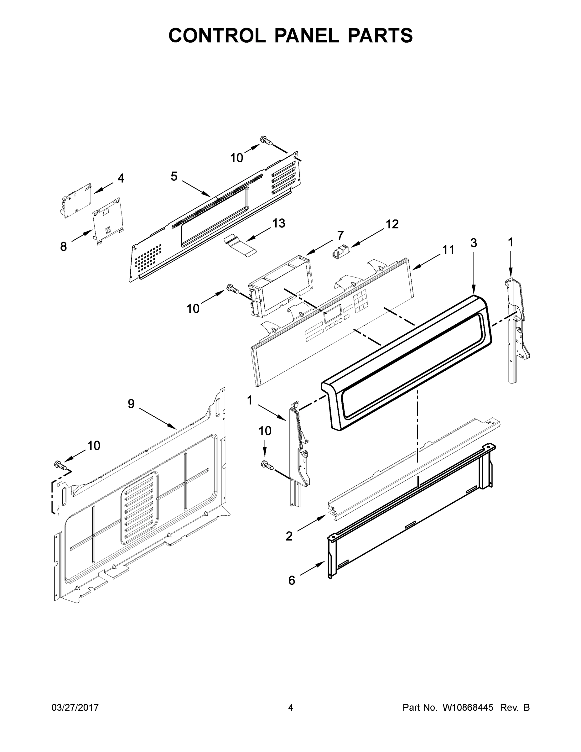 03 - CONTROL PANEL PARTS