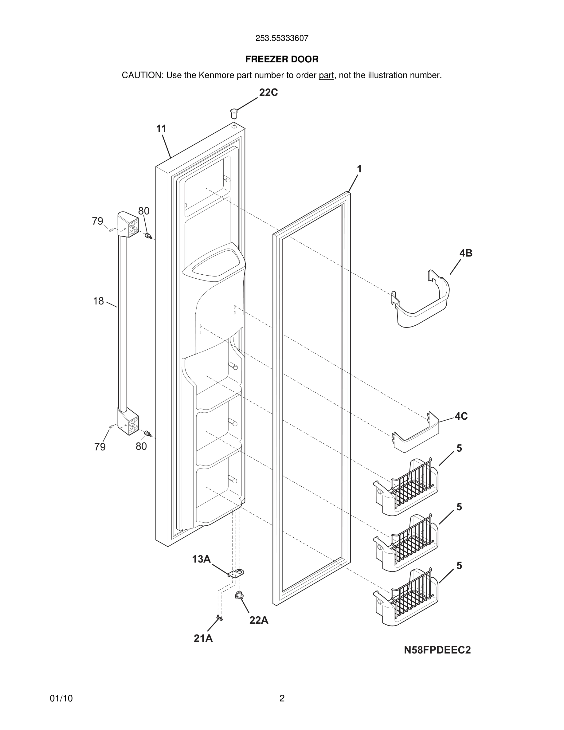 03 - FREEZER DOOR