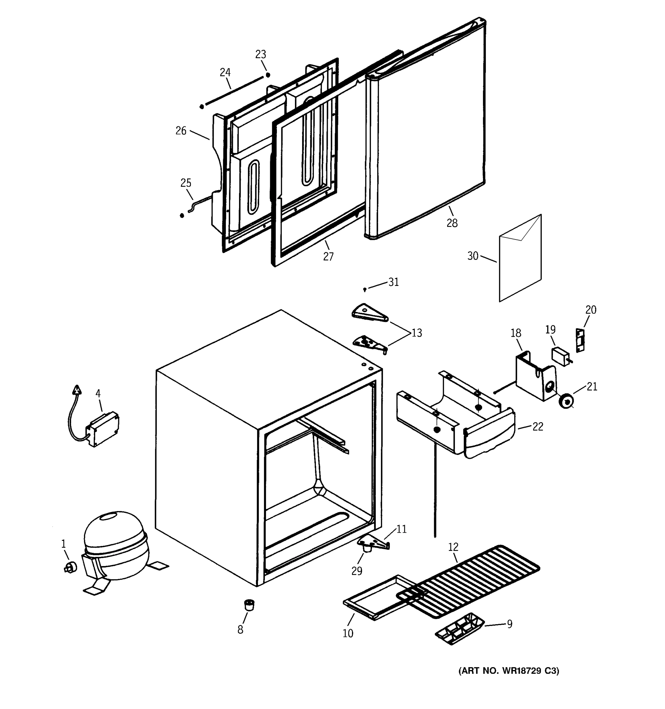 REFRIGERATOR PARTS