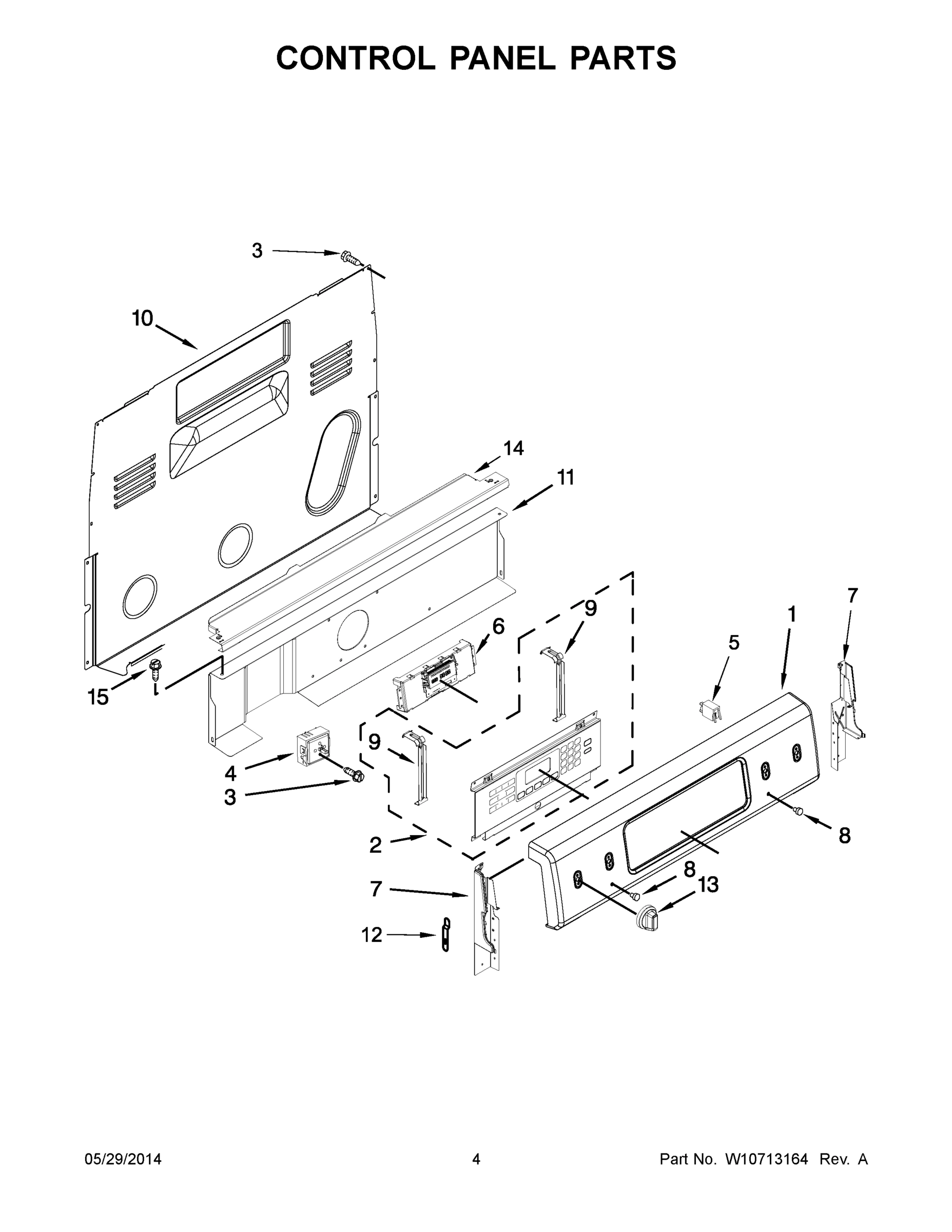03 - CONTROL PANEL PARTS