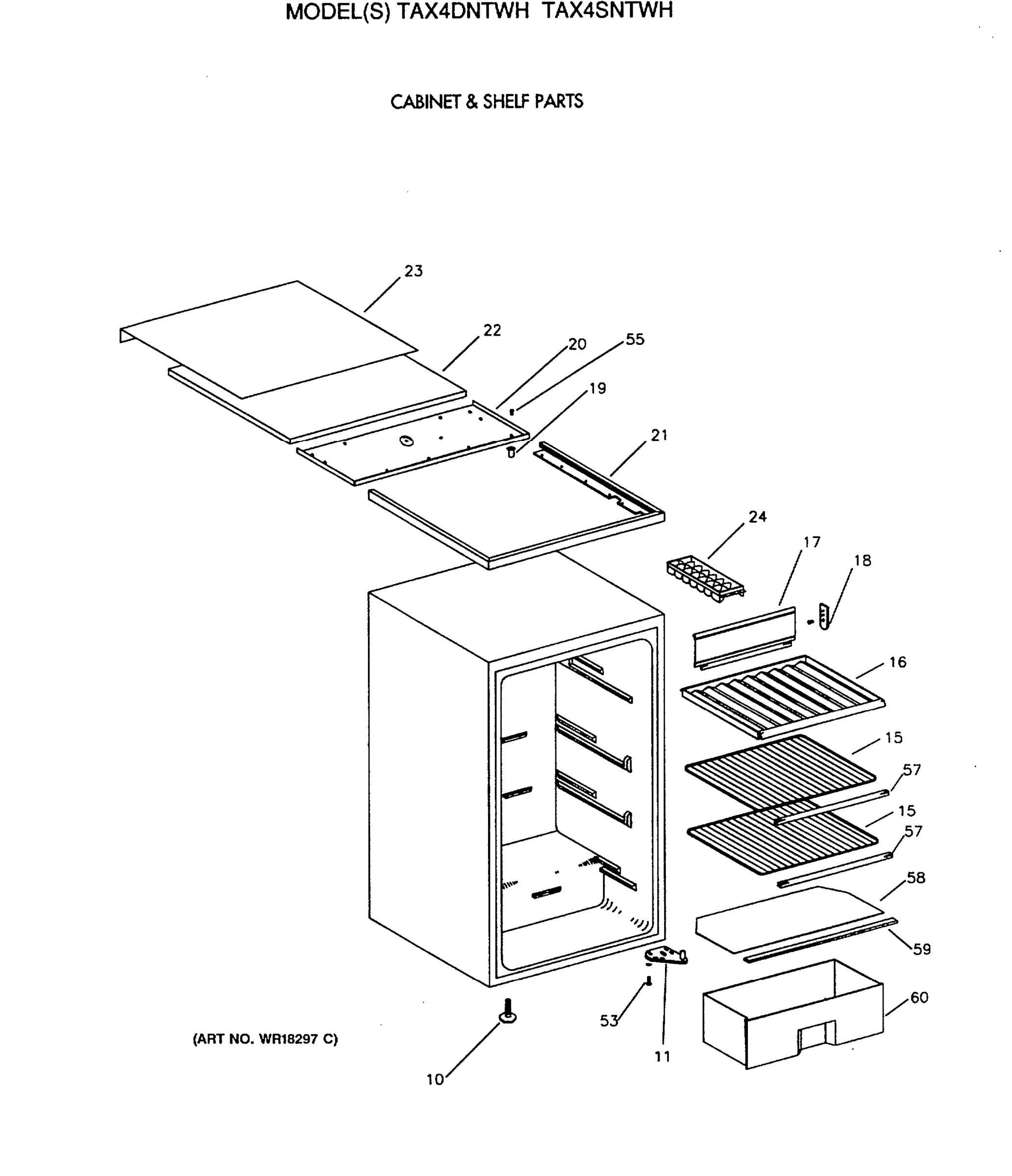 CABINET & SHELF PARTS