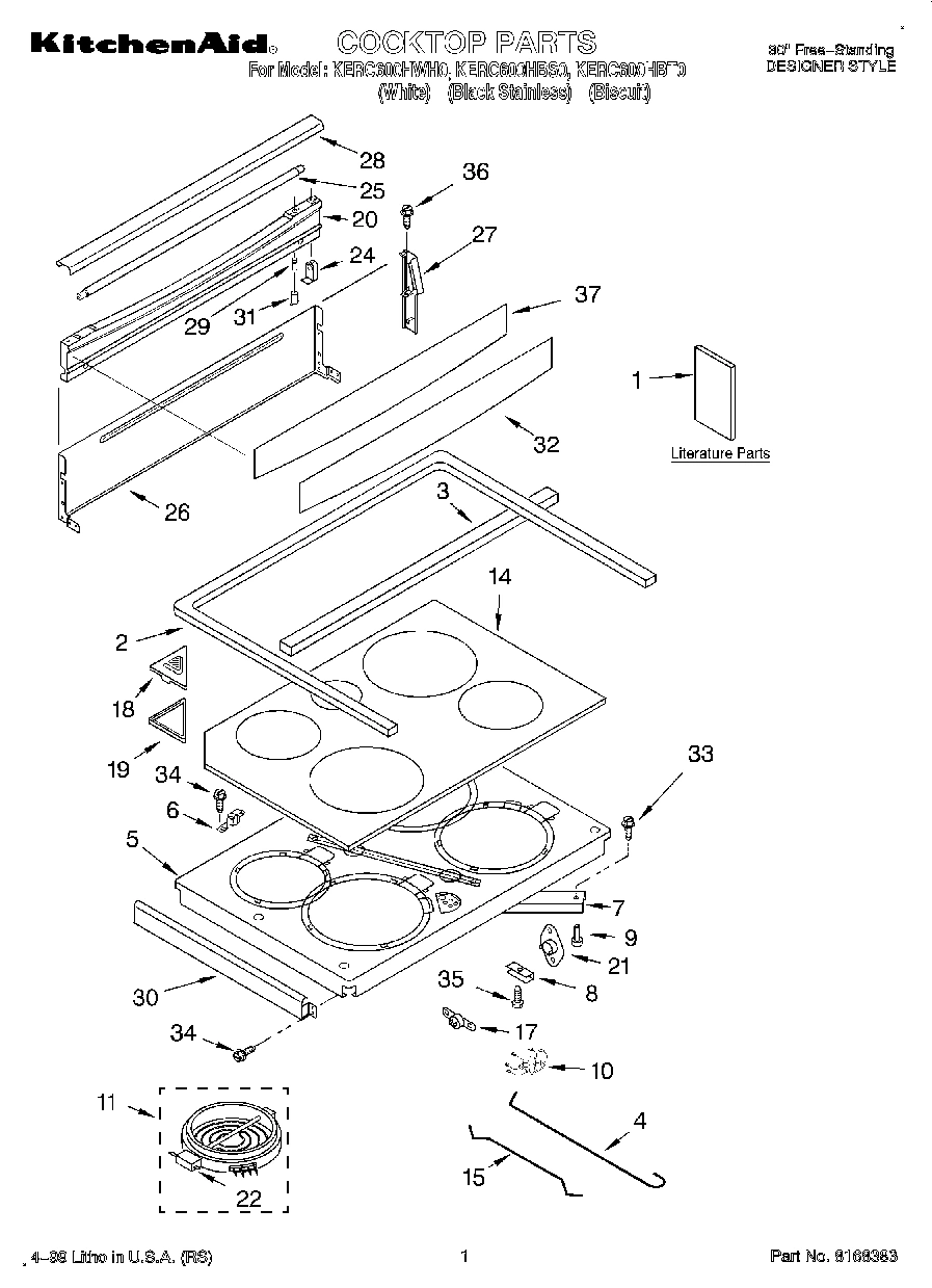01 - COOKTOP, LITERATURE