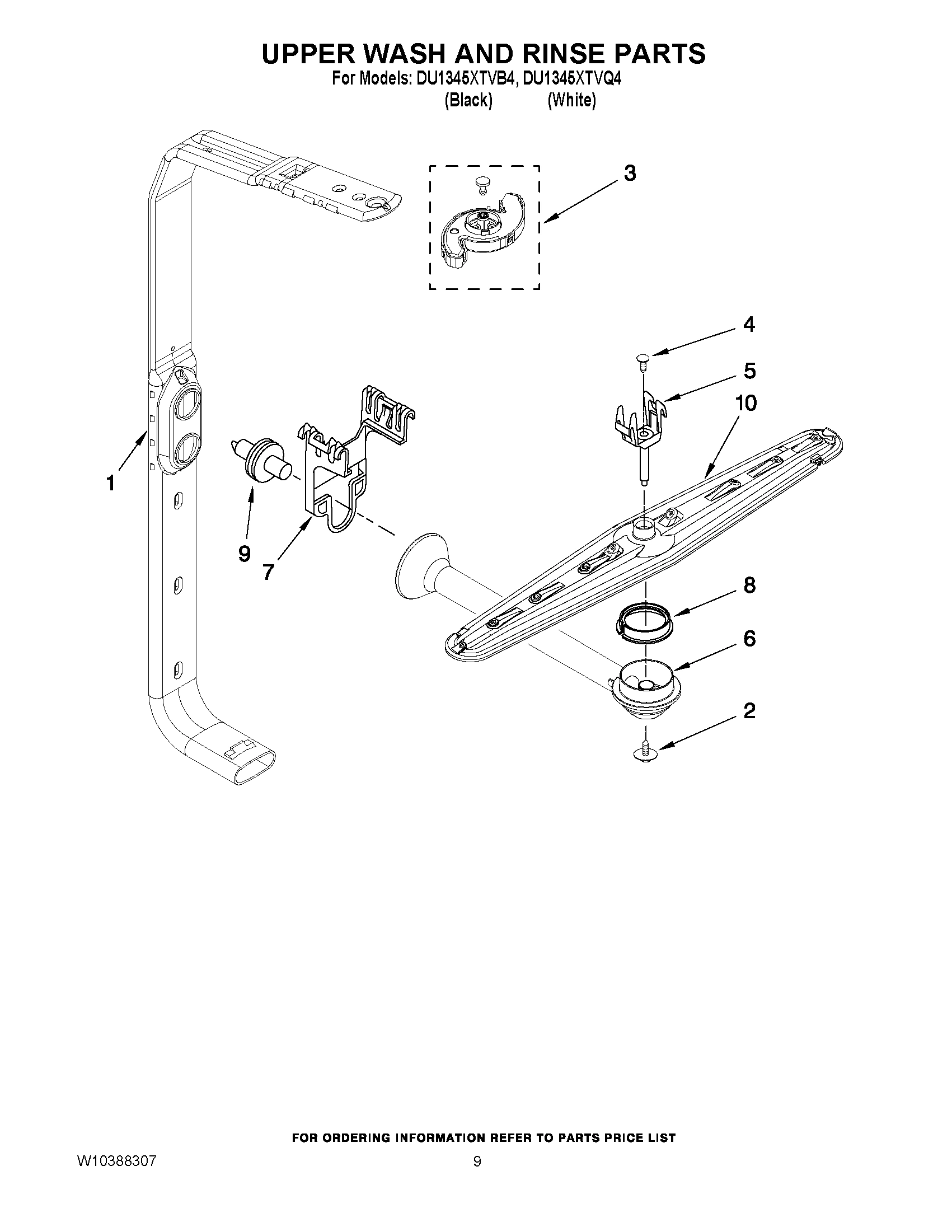 07 - UPPER WASH AND RINSE PARTS