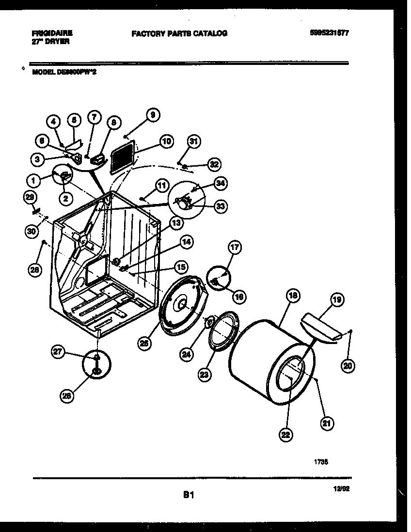 02 - CABINET AND COMPONENT PARTS
